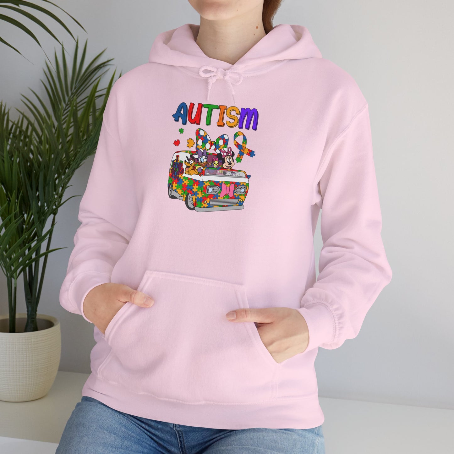 Autism Awareness Puzzle Heart Hoodie — Colorful Support Sweatshirt