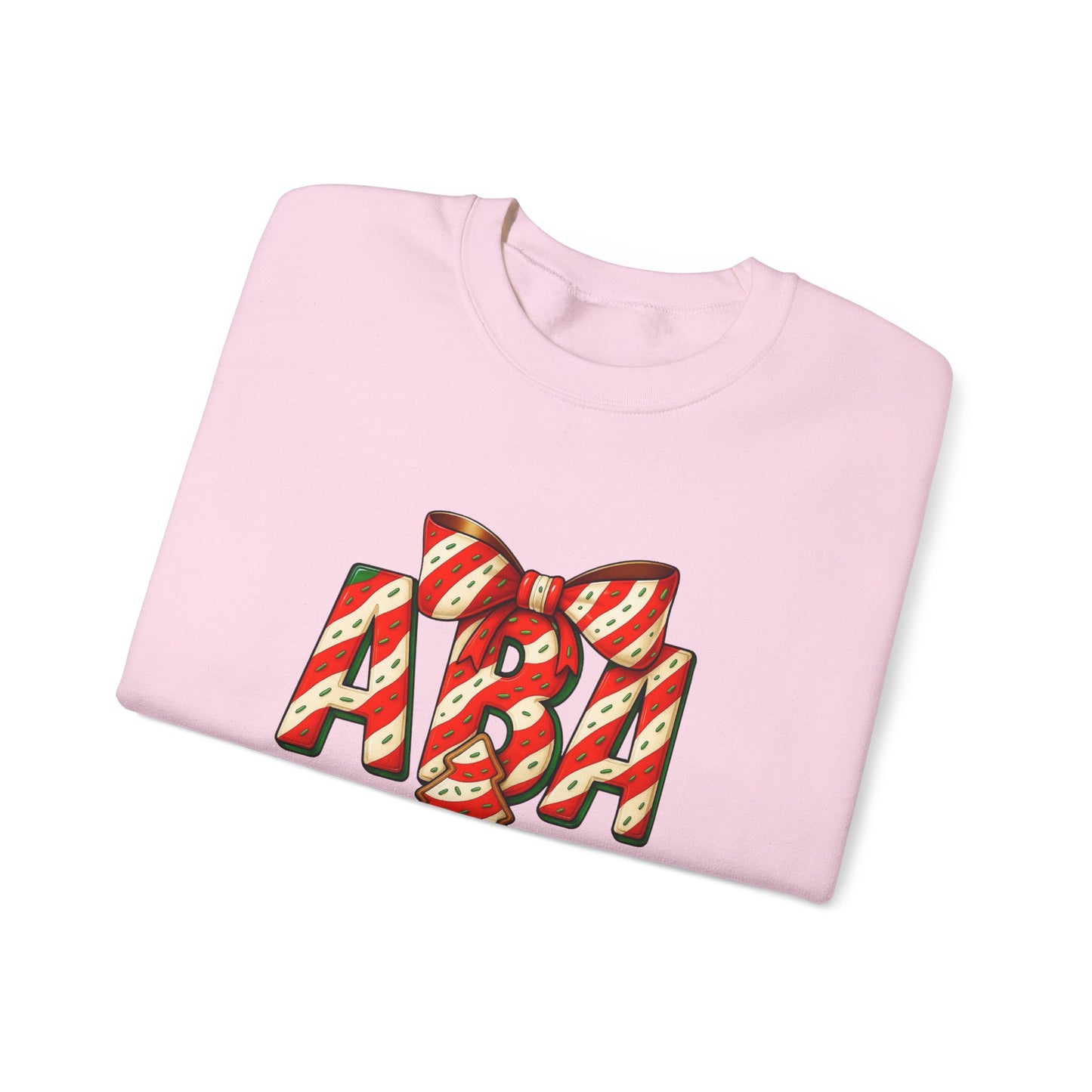 ABA Little Debbie Cake Candy Cane Graphic Sweatshirt — Holiday Music Fan Crewneck