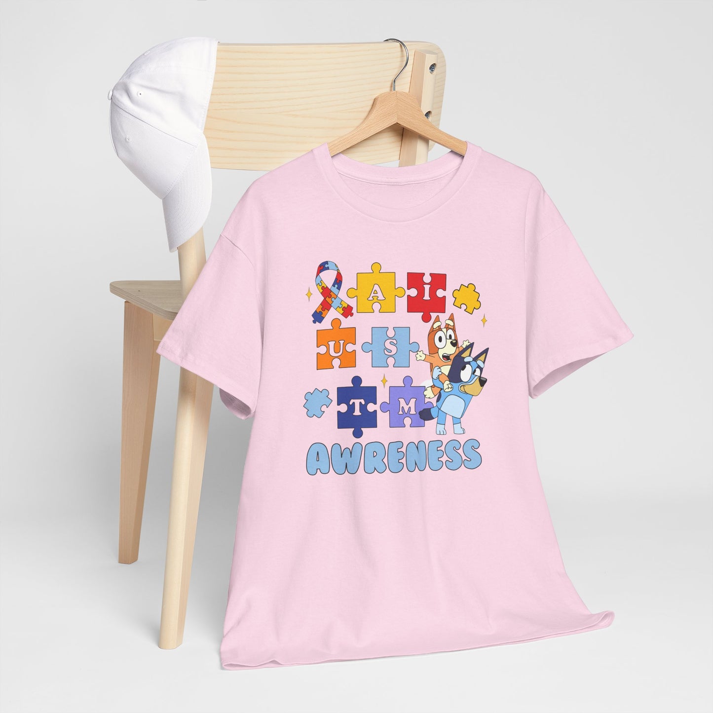 Autism Awareness Puzzle Tee - "I Am Awareness" Support Shirt