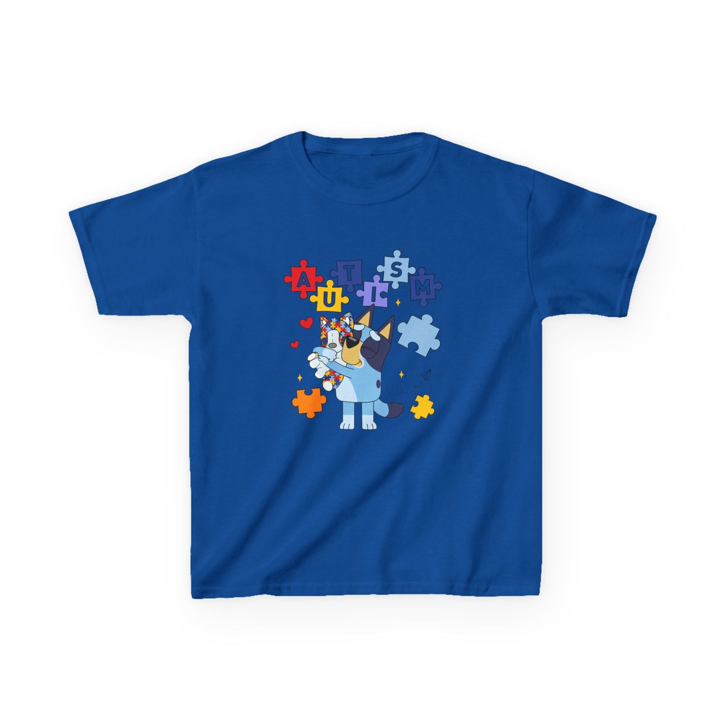 Autism Awareness Kids Tee — Cute Puzzle-Piece Unicorn Design