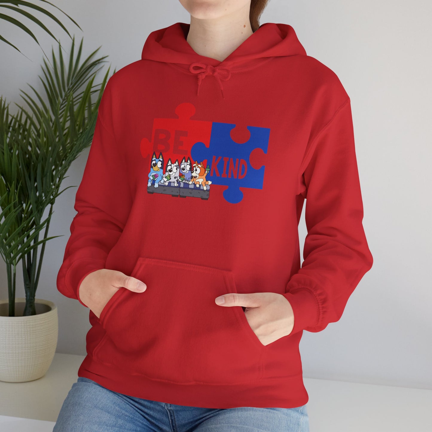 Be Kind Puzzle Hoodie – Autism Awareness Community Sweatshirt
