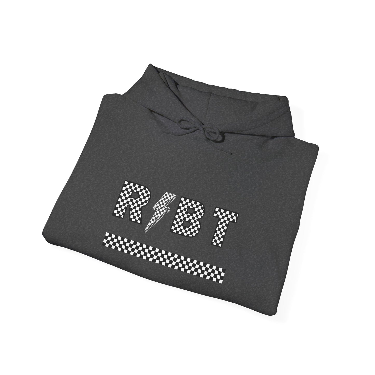 RBT Lightening Bolt Checkered Hooded Sweatshirt