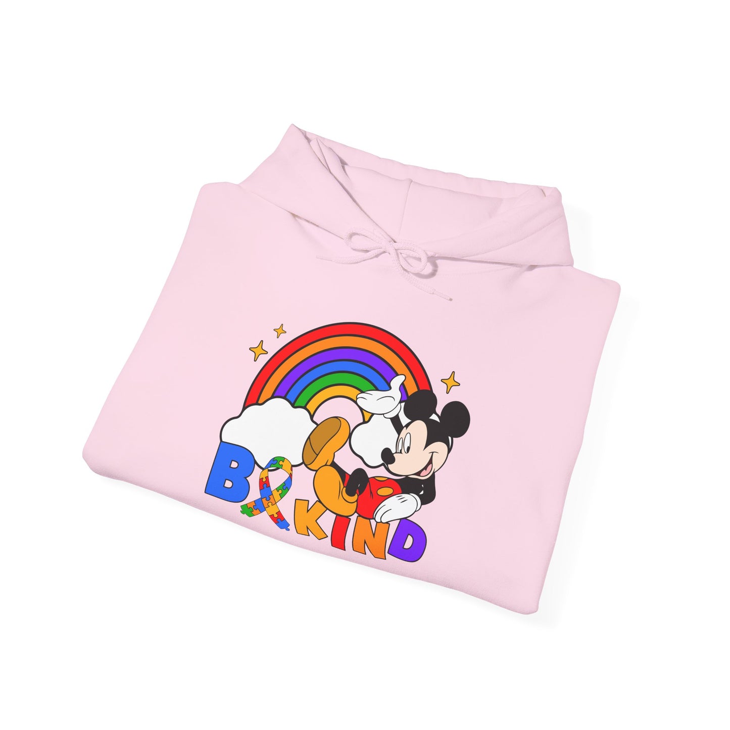 Hoodie — Be Kind Rainbow Mickey Graphic Pullover