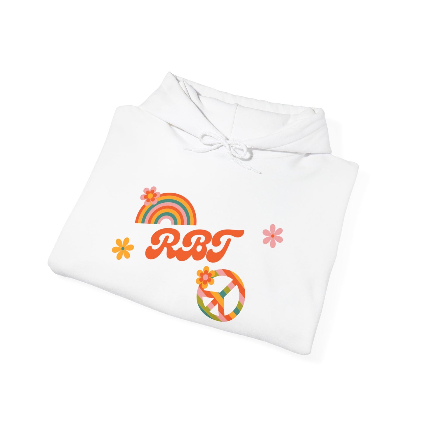 Retro Rainbow RBT Hooded Sweatshirt