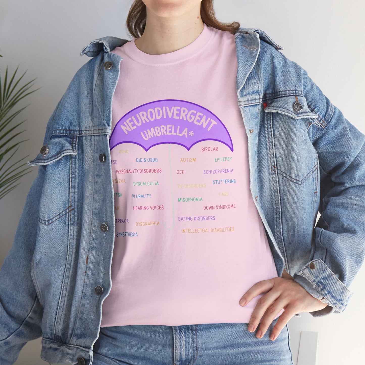 Neurodivergent Umbrella Unisex Heavy Cotton Tee