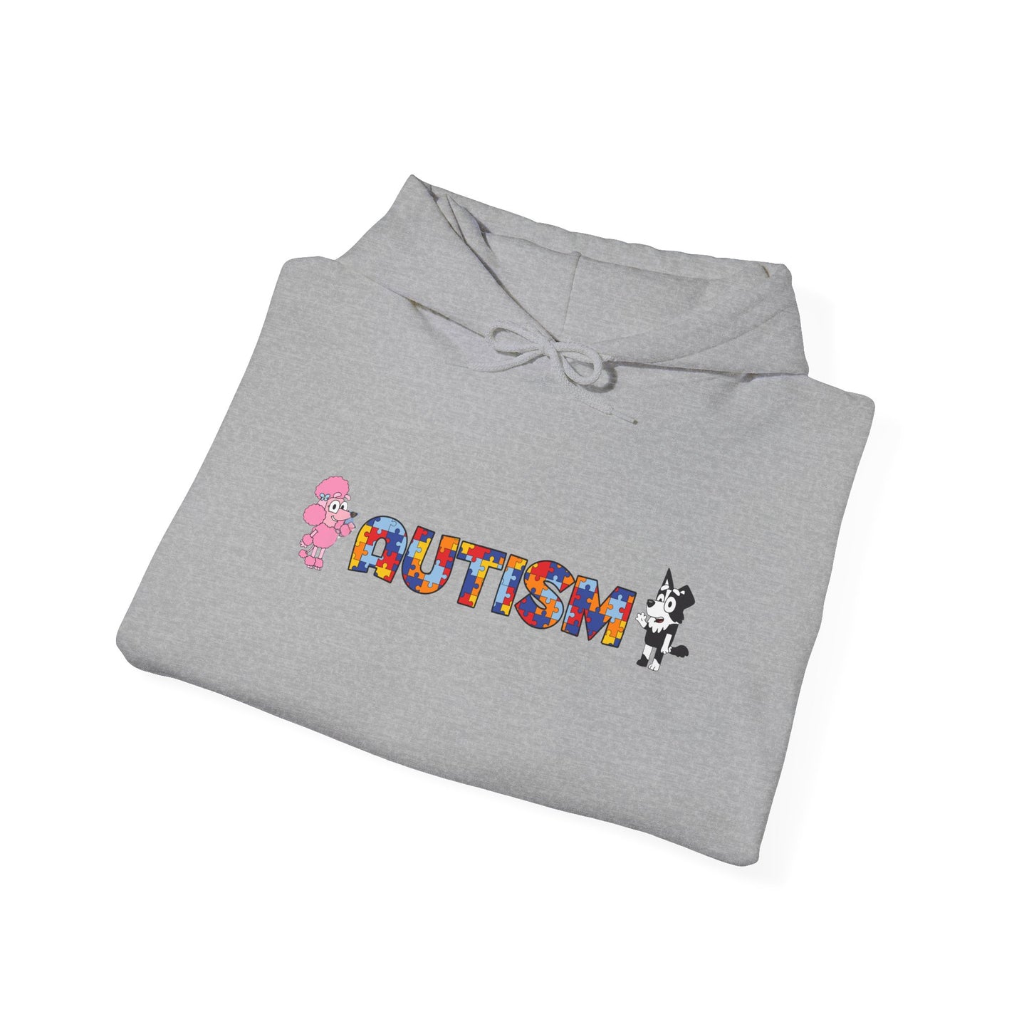 Autism Awareness Puzzle Heart Hoodie – Support Autism Advocacy Sweatshirt