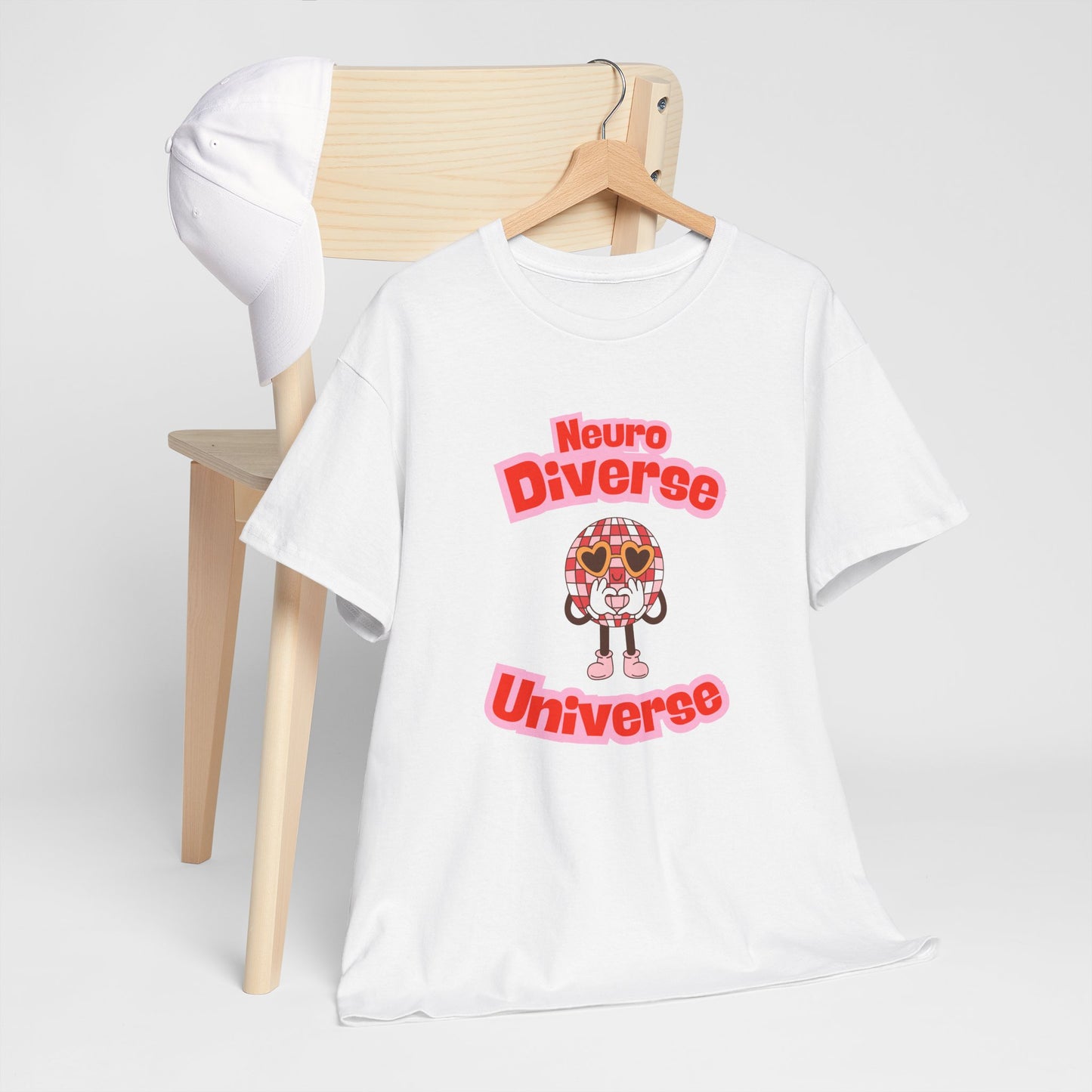 Neuro Diverse Universe Tee - Unisex Heavy Cotton T-Shirt for Inclusivity and Awareness