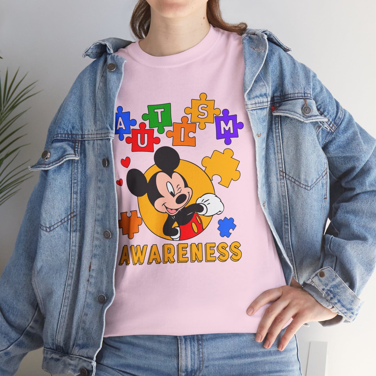 Autism Awareness Puzzle Tee — Cute Character Design