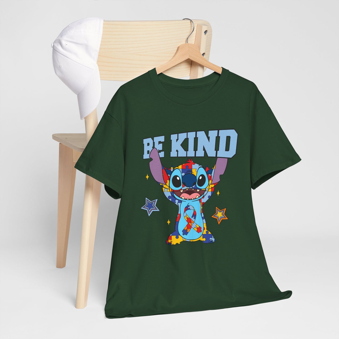 Be Kind Graphic Tee — Cute Stitch Character T‑Shirt for Kids & Fans