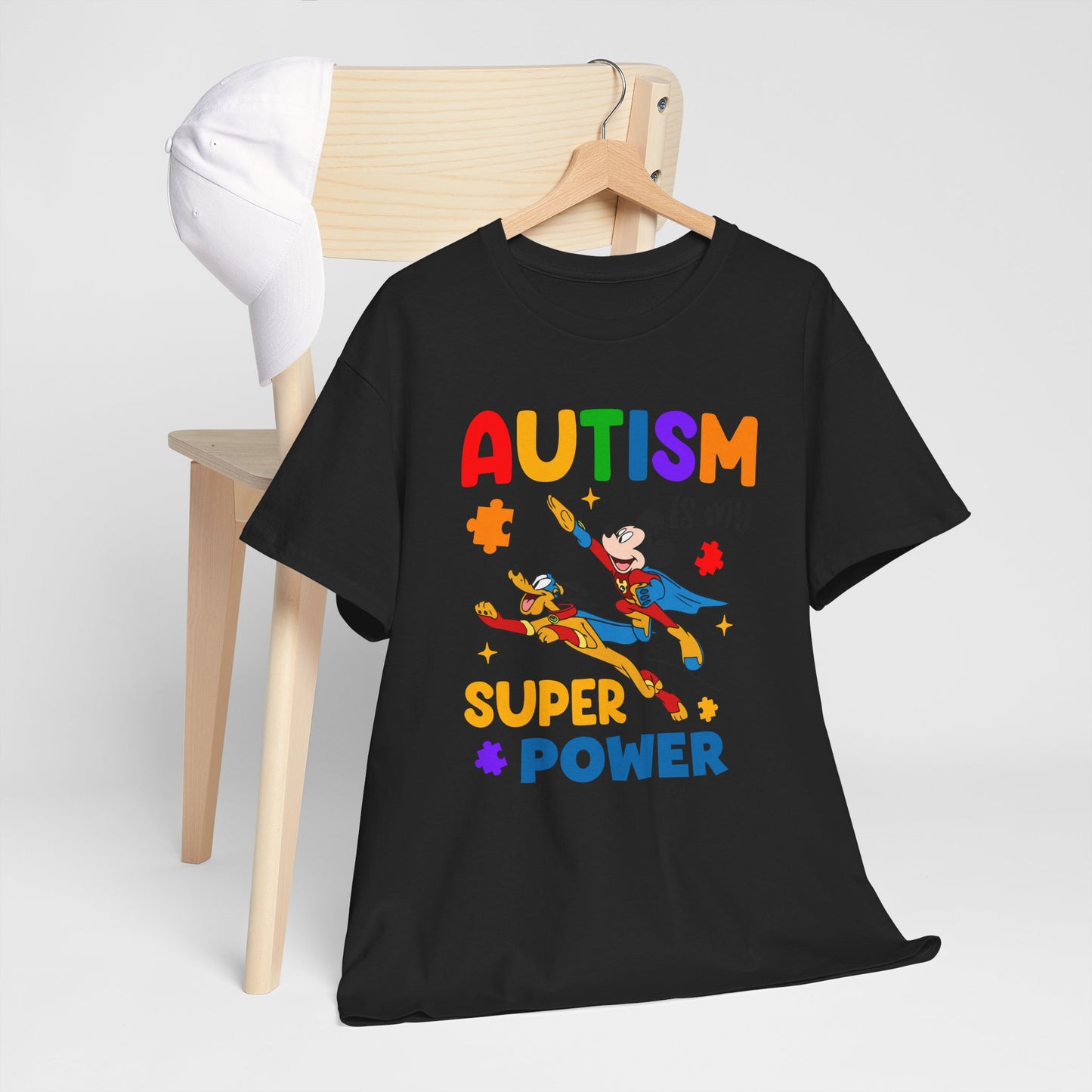 Autism Is My Superpower Tee — Colorful Autism Awareness Kids Shirt