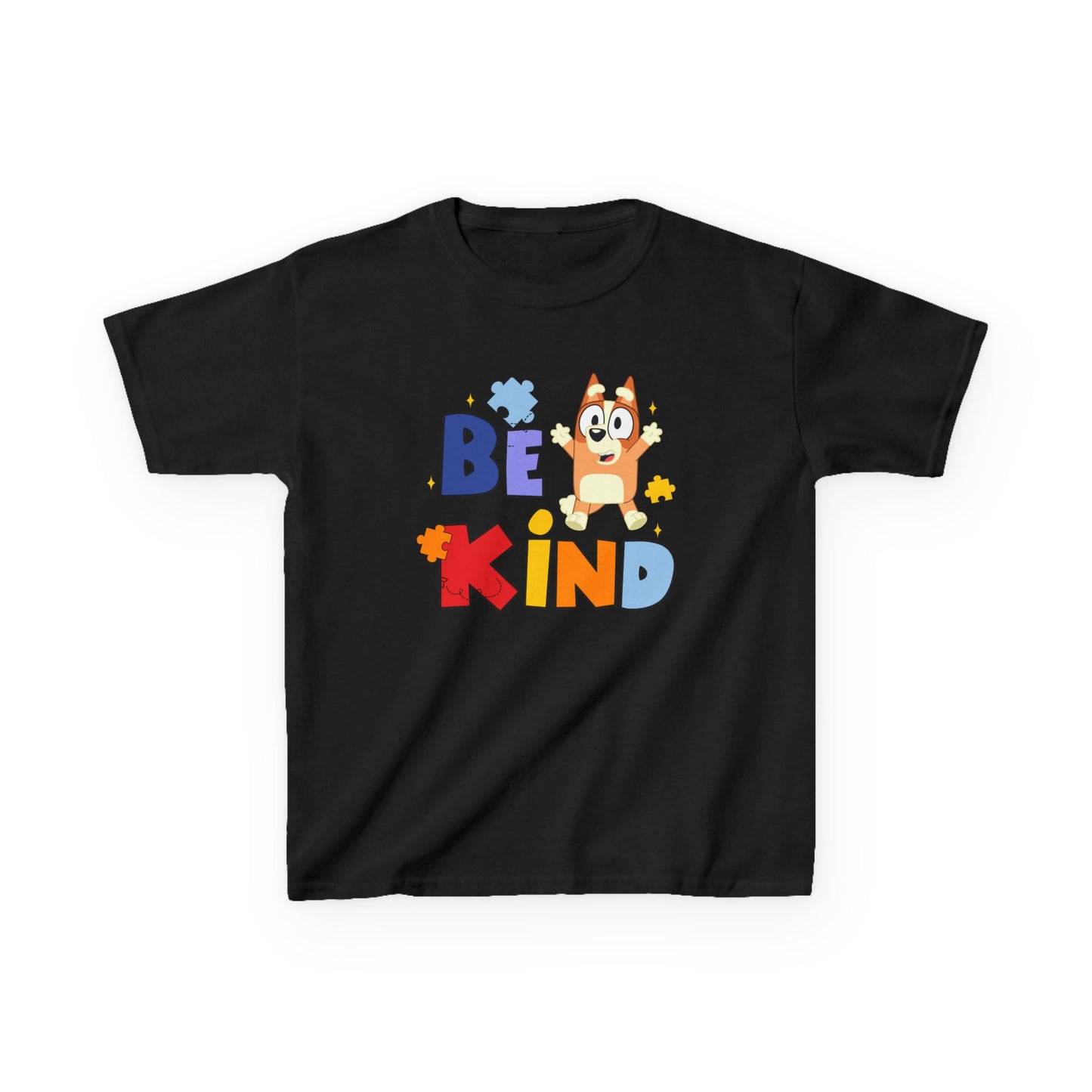 Kids Autism Awareness T-Shirt — Colorful Puzzle Heart Design