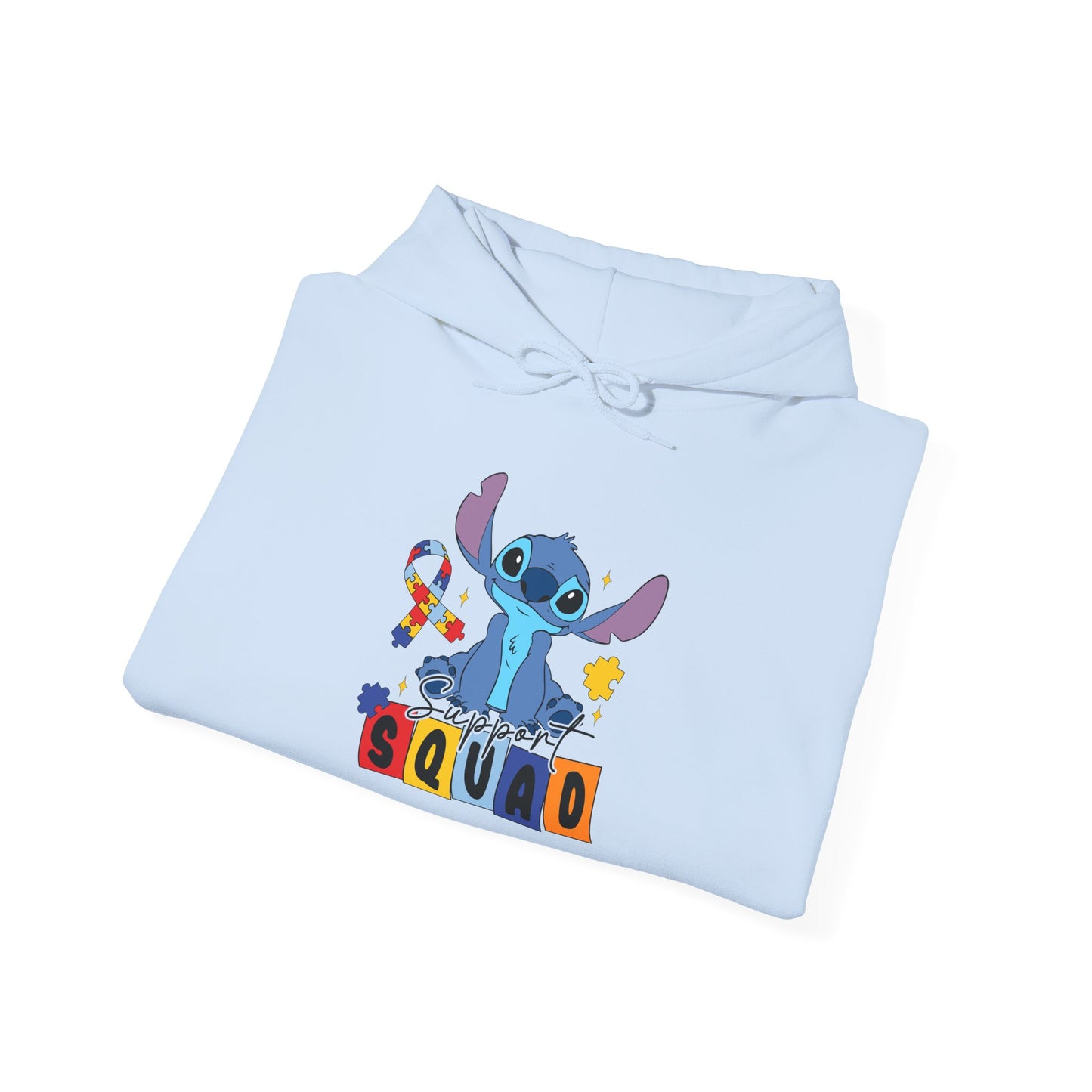 Cute Cartoon Alien 'Squad' Hoodie - Graphic Pullover for Fans