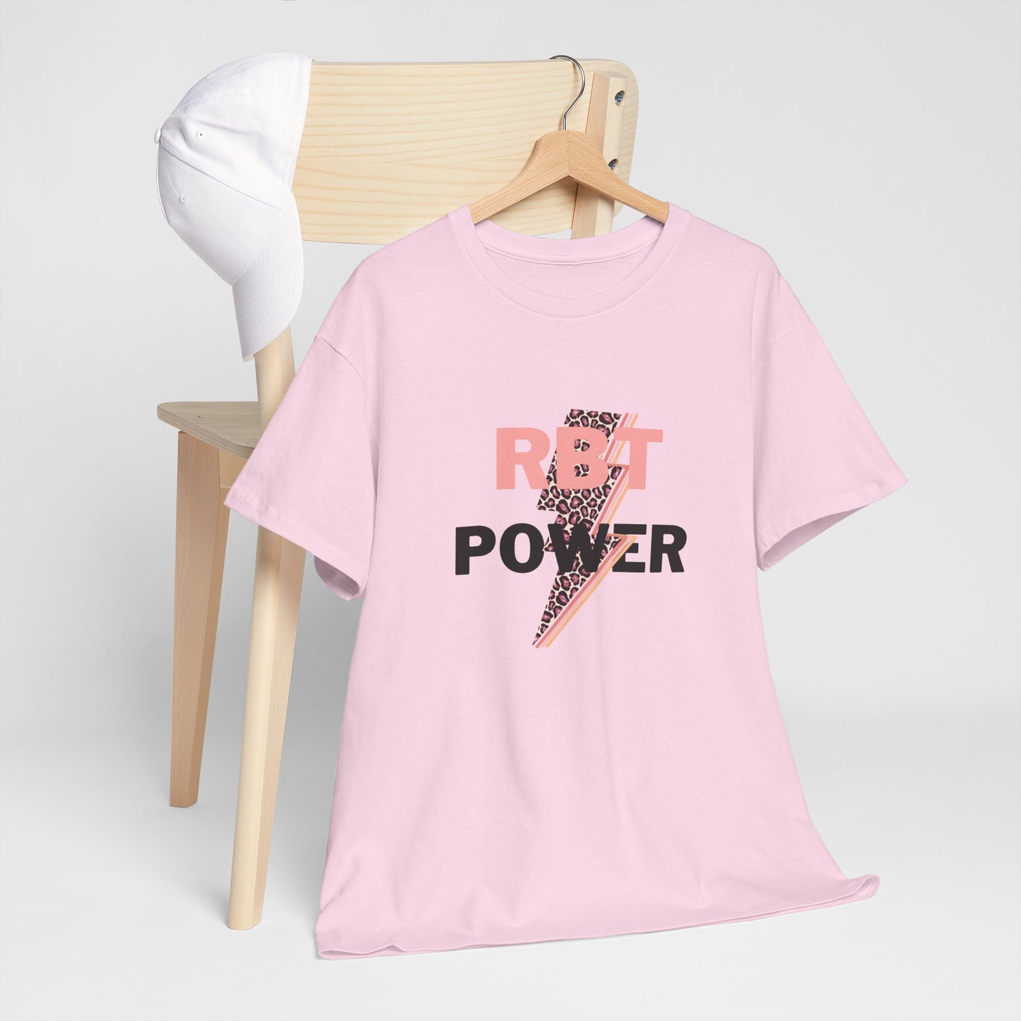 Empowerment Graphic Tee - Unisex Heavy Cotton Shirt with Bold Lightning Design