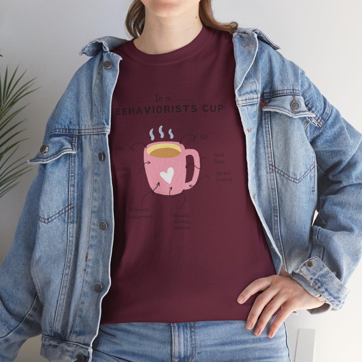 Behaviorist's Cup Unisex Heavy Cotton Tee - Fun Graphic Tee for Psychology Lovers