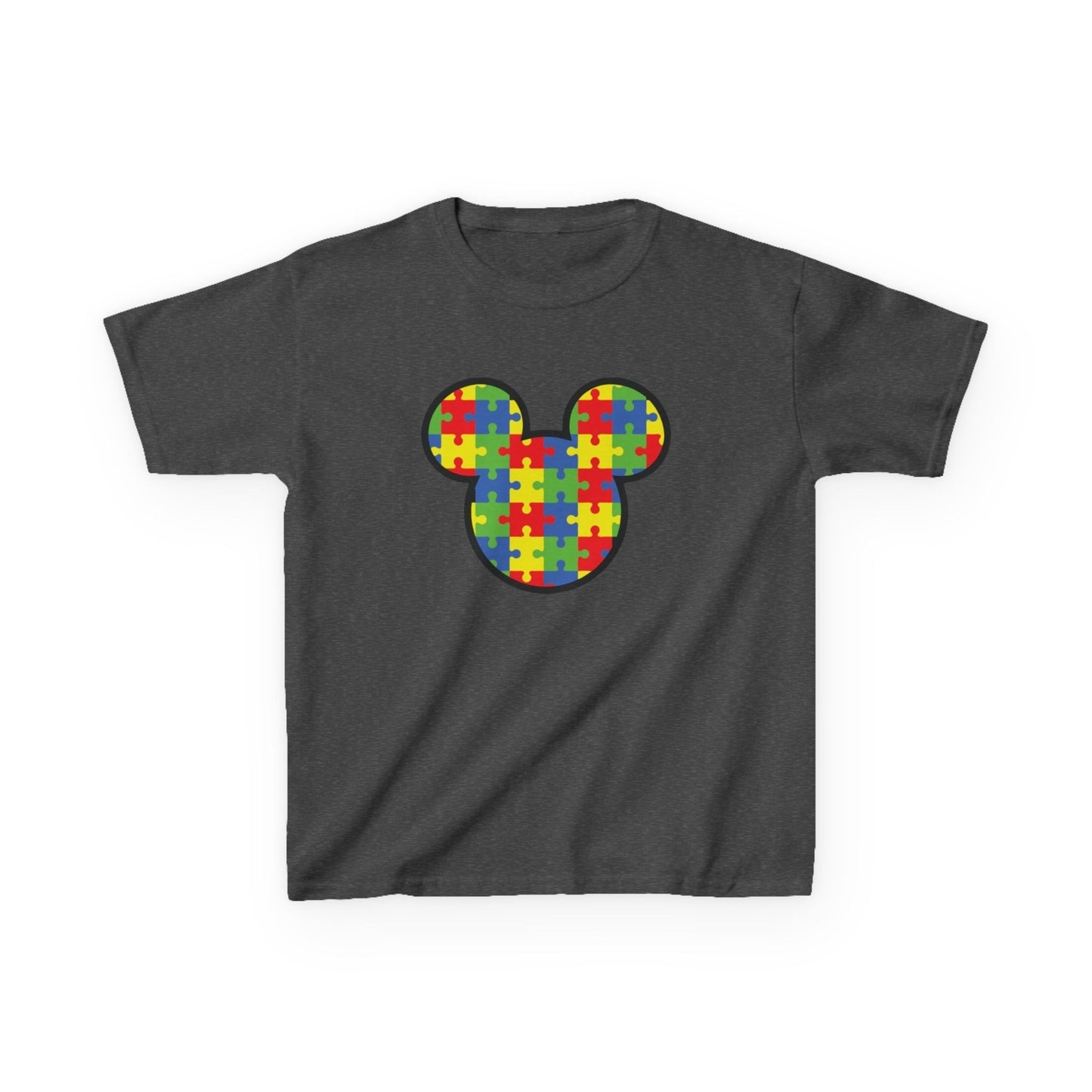 Colorful Puzzle Mickey Mouse Kids Tee