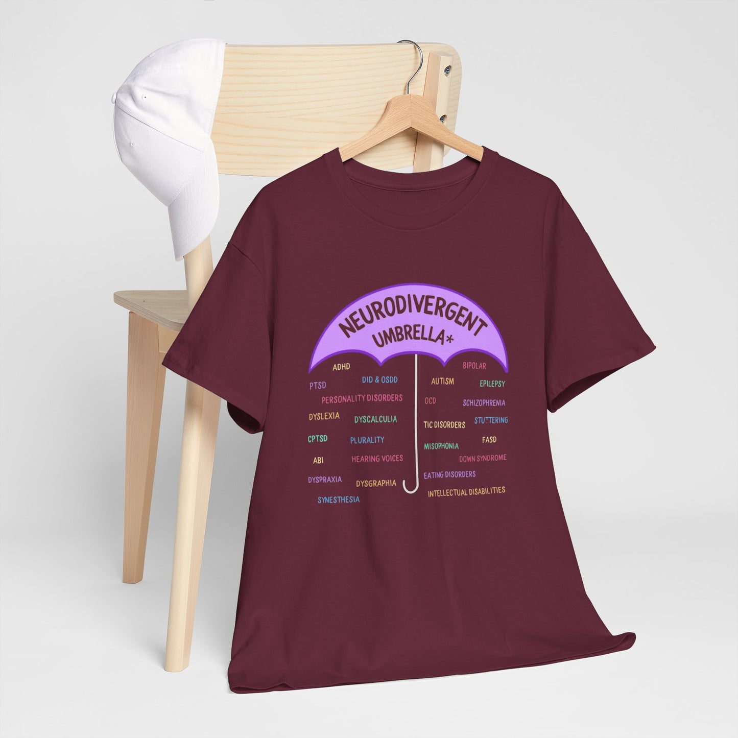Neurodivergent Umbrella Unisex Heavy Cotton Tee