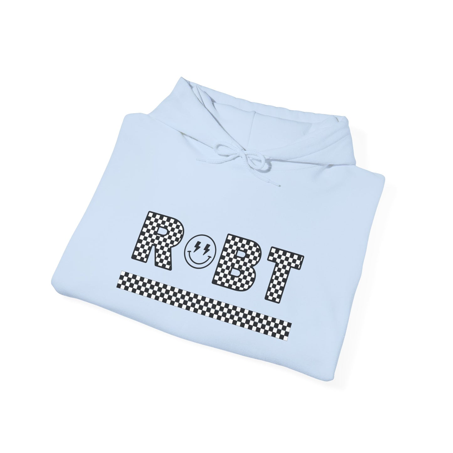RBT Smiley Checkered Hooded Sweatshirt