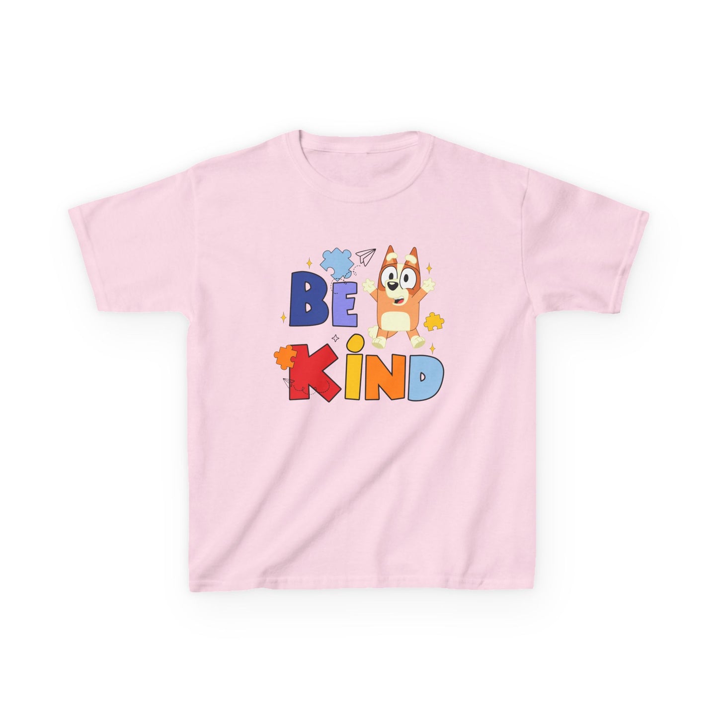 Kids Autism Awareness T-Shirt — Colorful Puzzle Heart Design