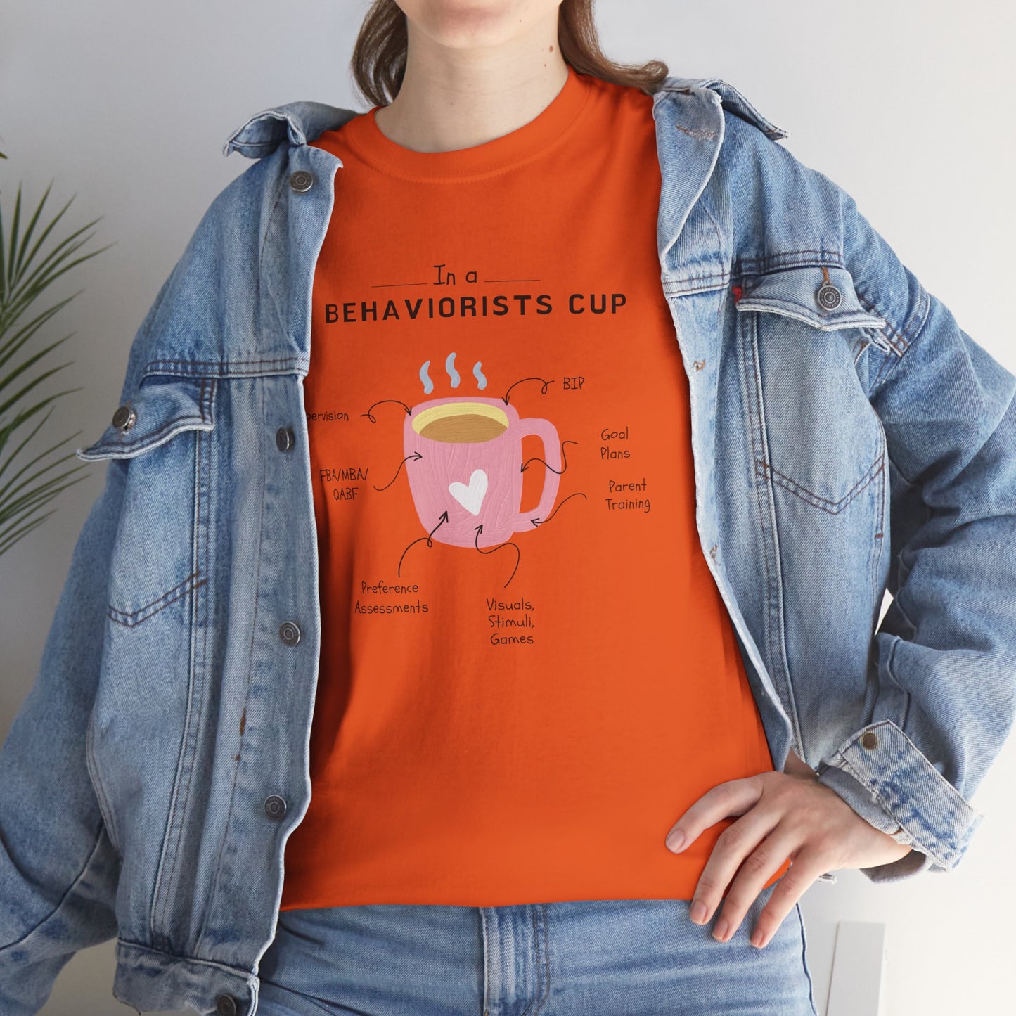 Behaviorist's Cup Unisex Heavy Cotton Tee - Fun Graphic Tee for Psychology Lovers