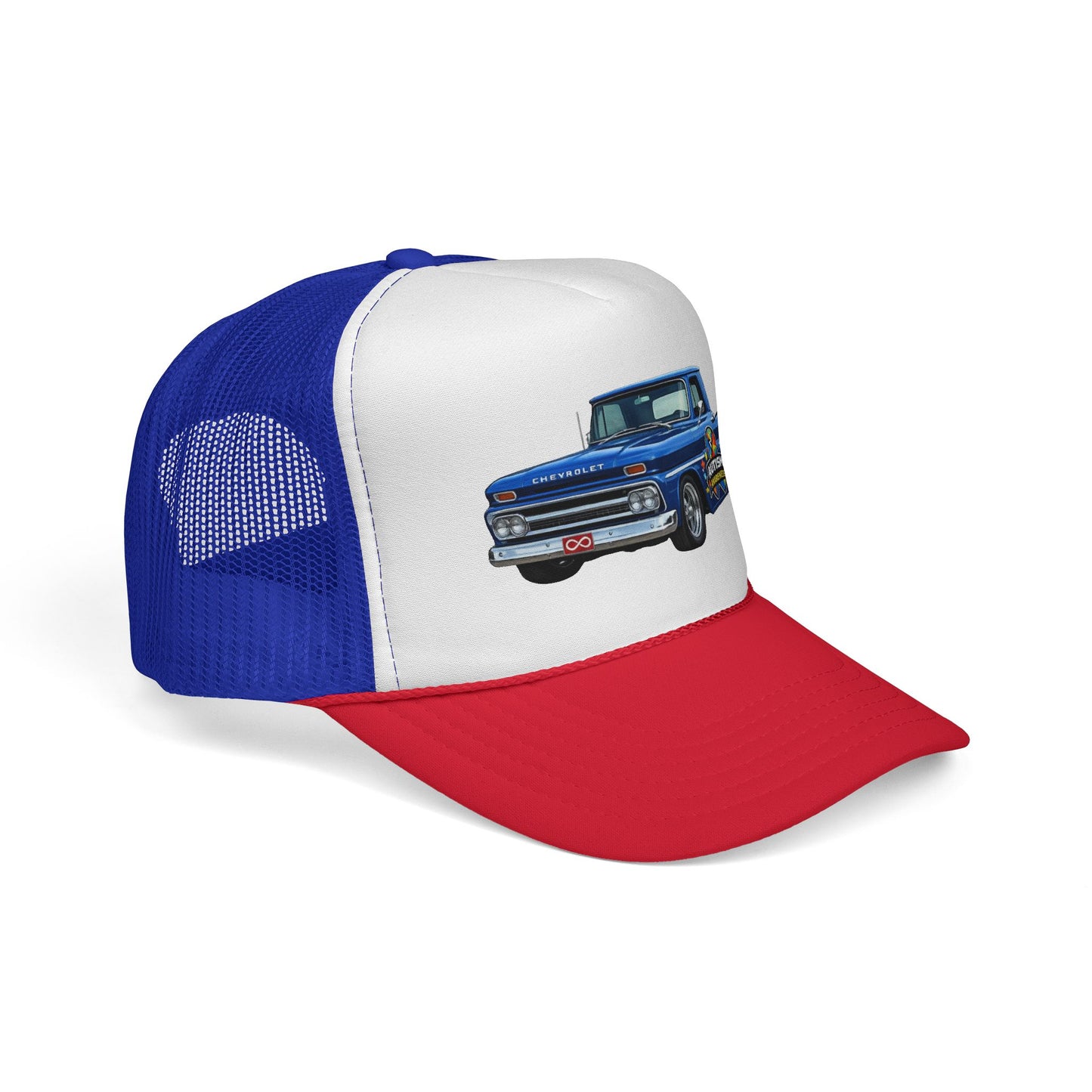 Tim’s Truck- Vintage Blue Pickup Trucker Cap — Classic Retro Truck Mesh Hat