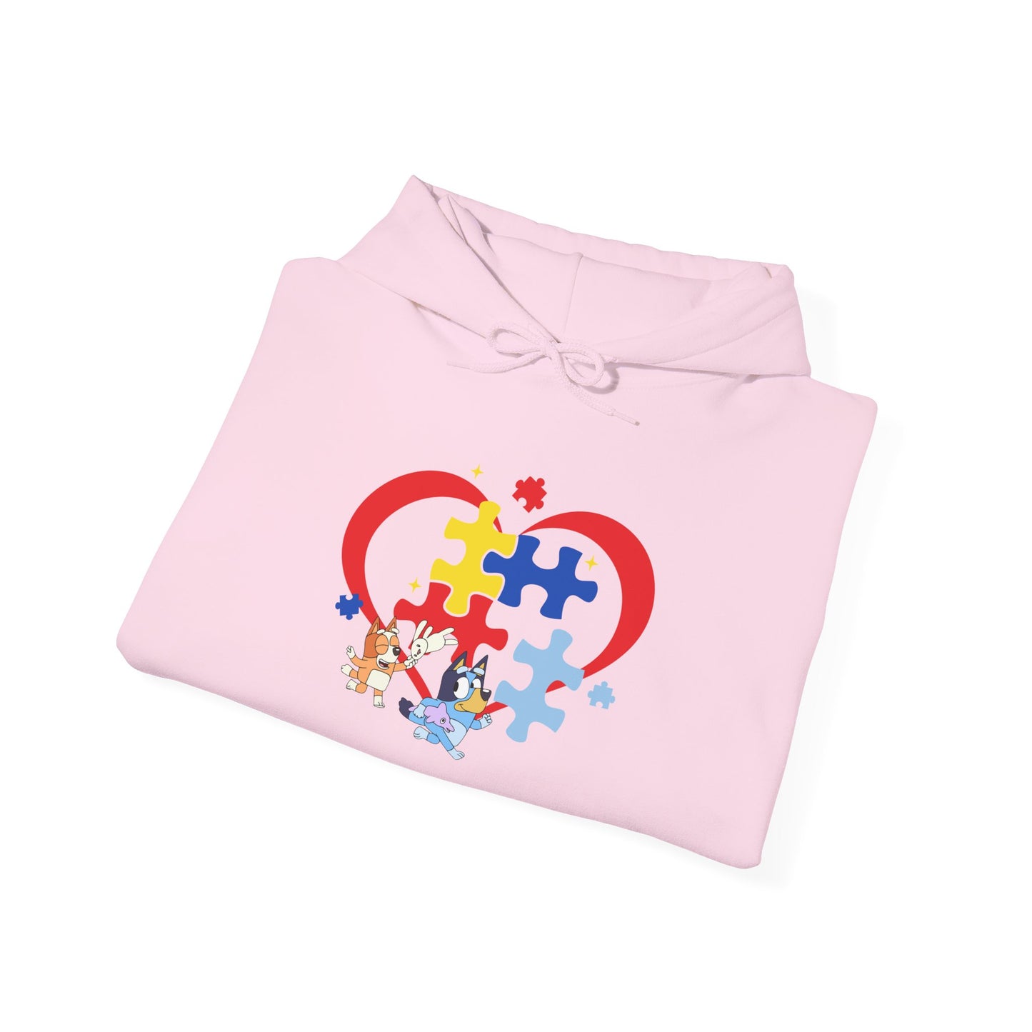 Autism Awareness Puzzle Heart Hoodie — Support & Love Sweatshirt