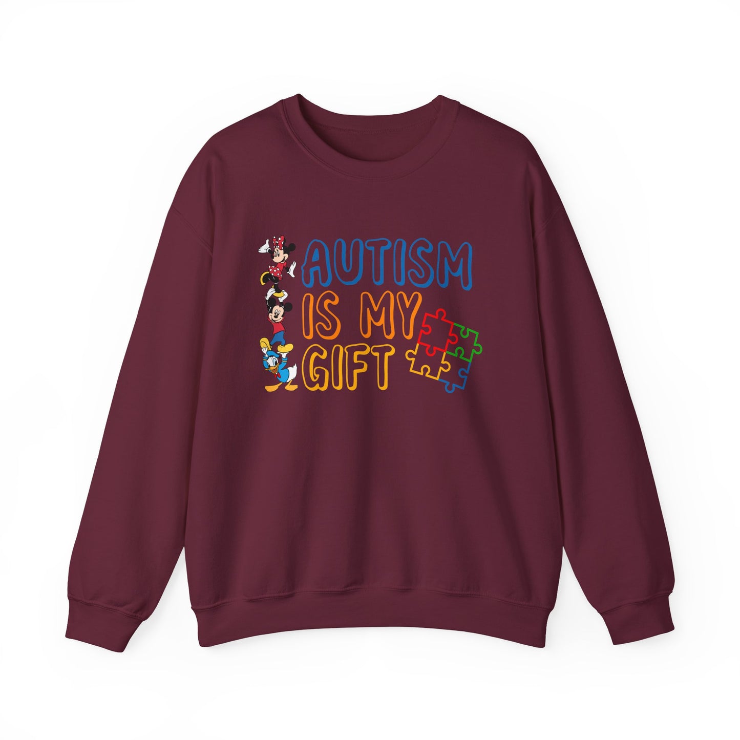 Autism Is My Gift Crewneck Sweatshirt
