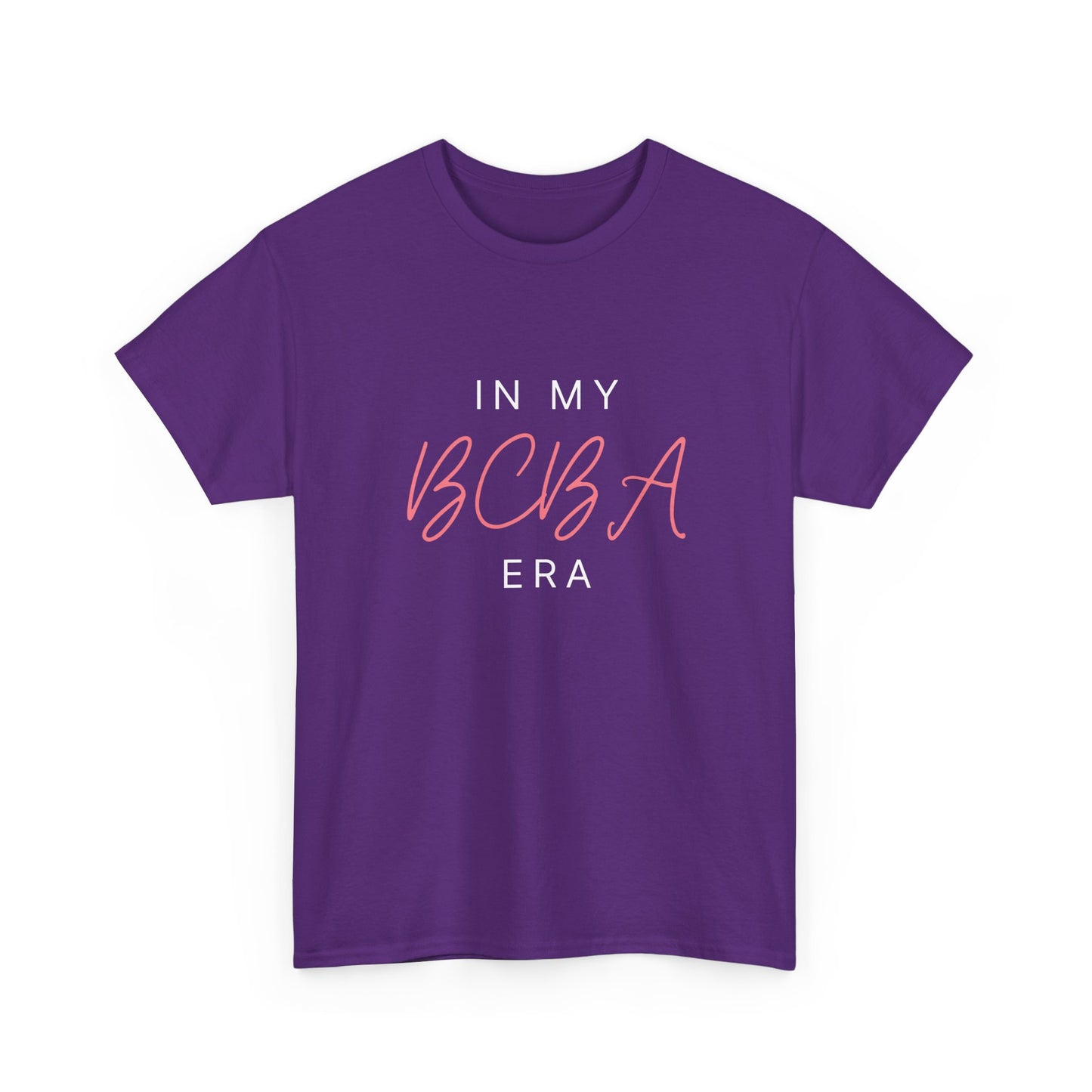 Unisex Heavy Cotton Tee - Inspirational 'In My BCBA Era' T-Shirt for Growth and Empowerment