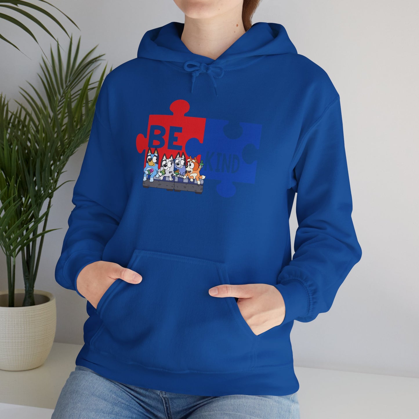 Be Kind Puzzle Hoodie – Autism Awareness Community Sweatshirt