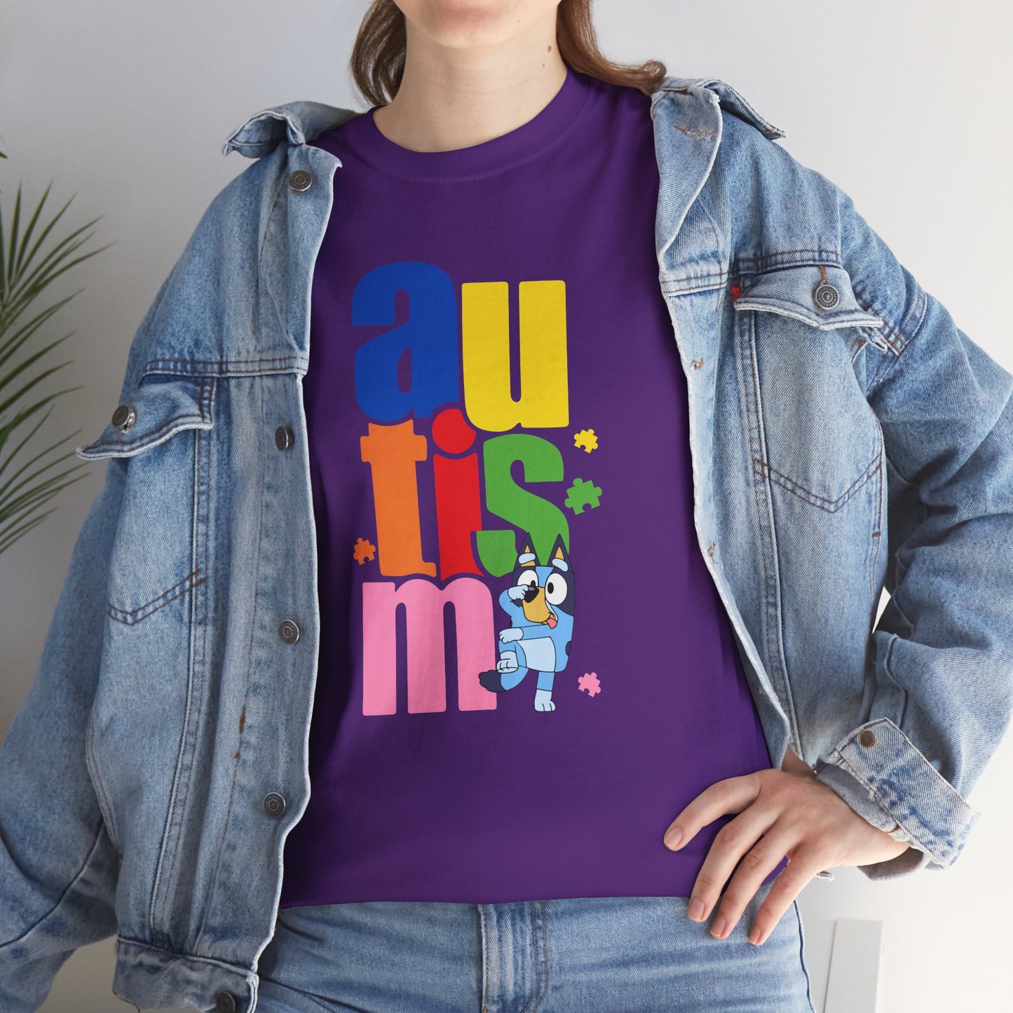 Autism Colorful Letters Kids T‑Shirt — Support & Awareness Tee