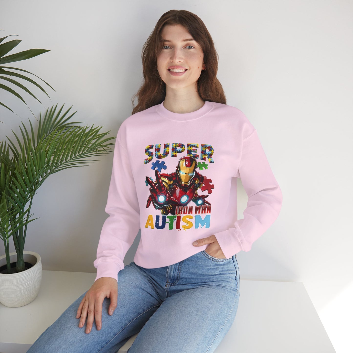 Autism Awareness Iron Hero Sweatshirt