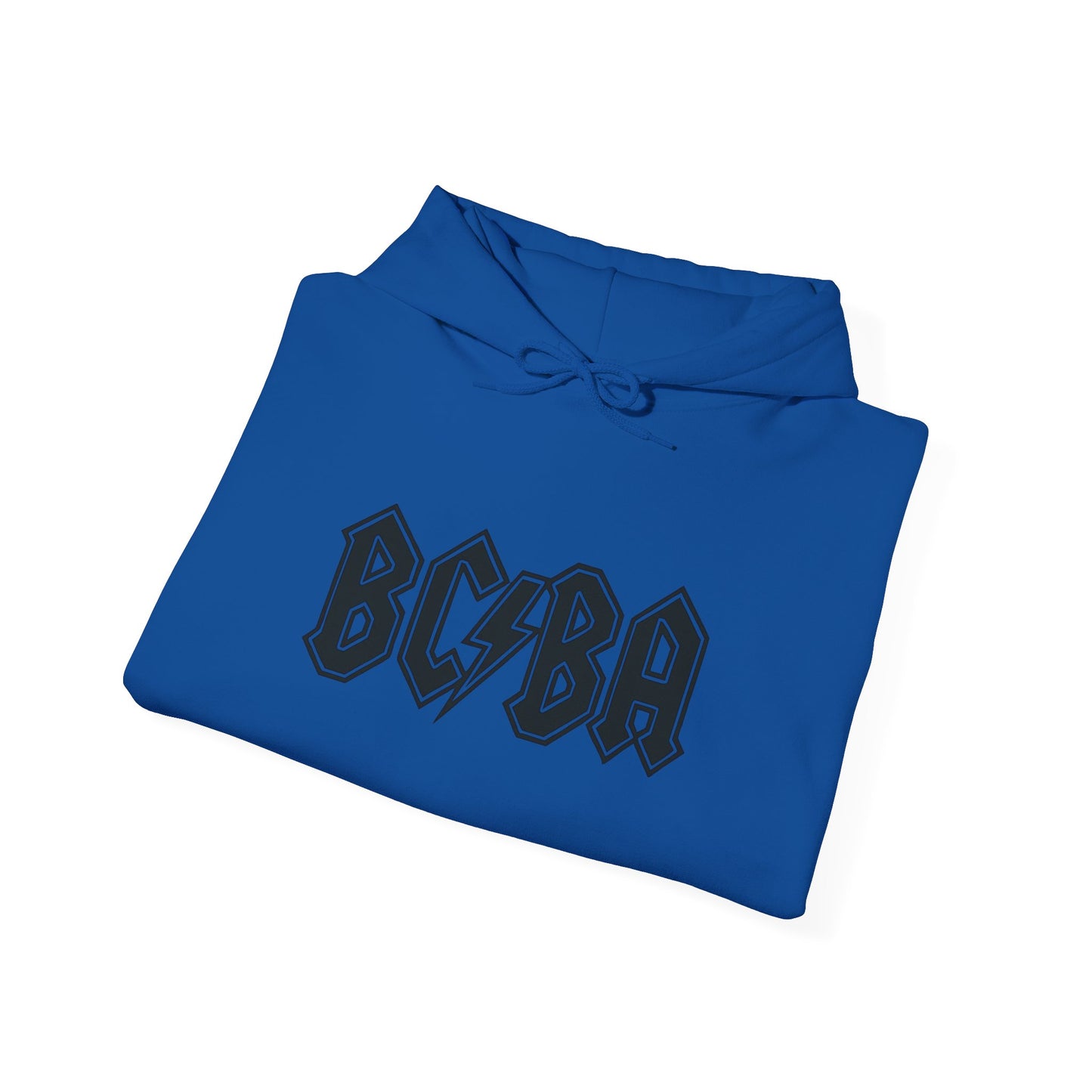 BCBA Lightning Logo Hoodie — Retro Rock Graphic Pullover