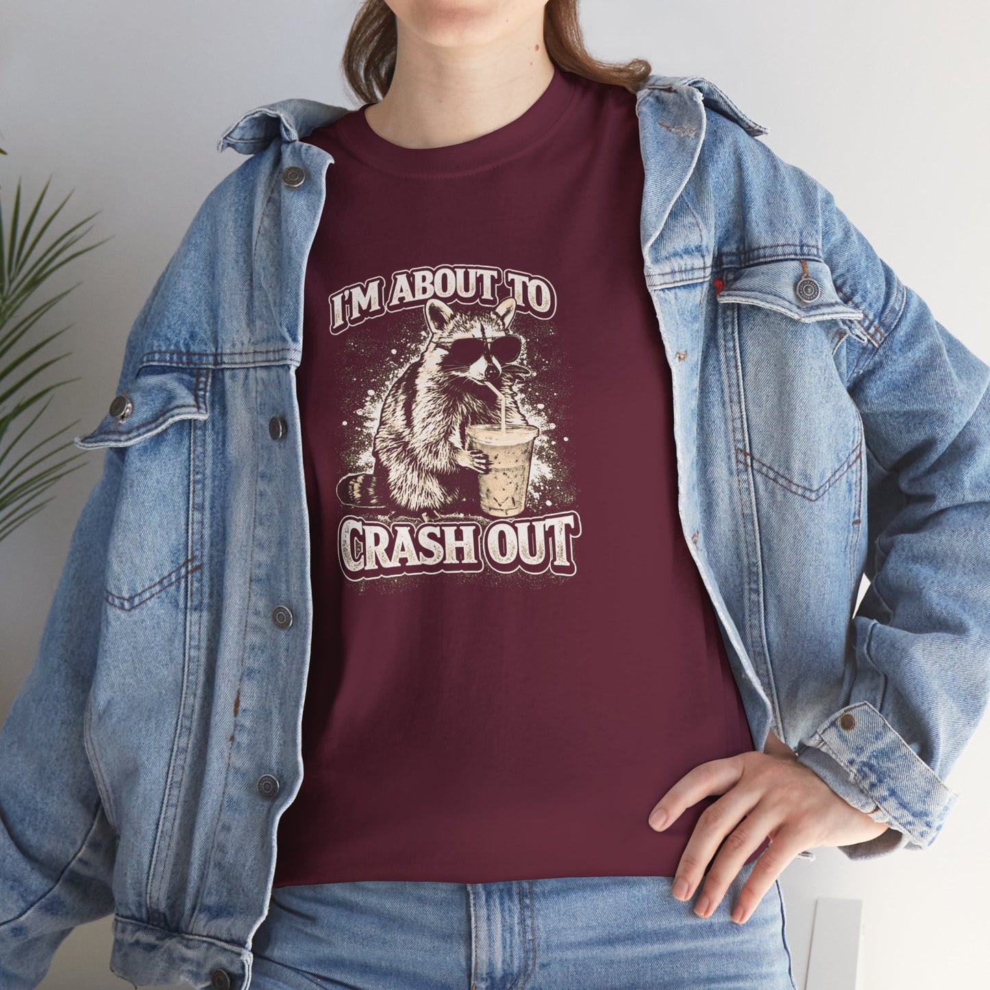 I’m About to Crash Out Skull Tee – Vintage Biker Rock Graphic T-Shirt