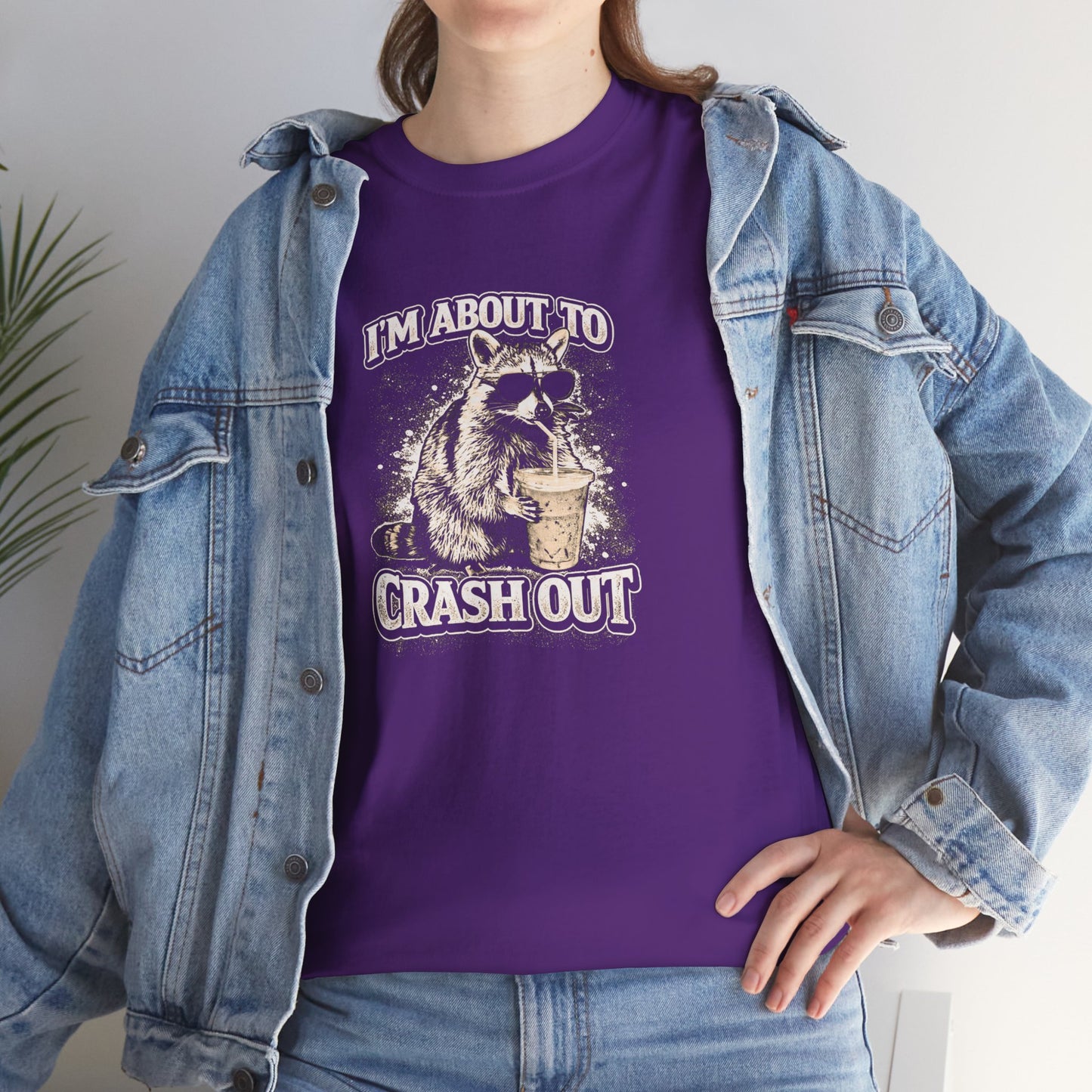 I’m About to Crash Out Skull Tee – Vintage Biker Rock Graphic T-Shirt