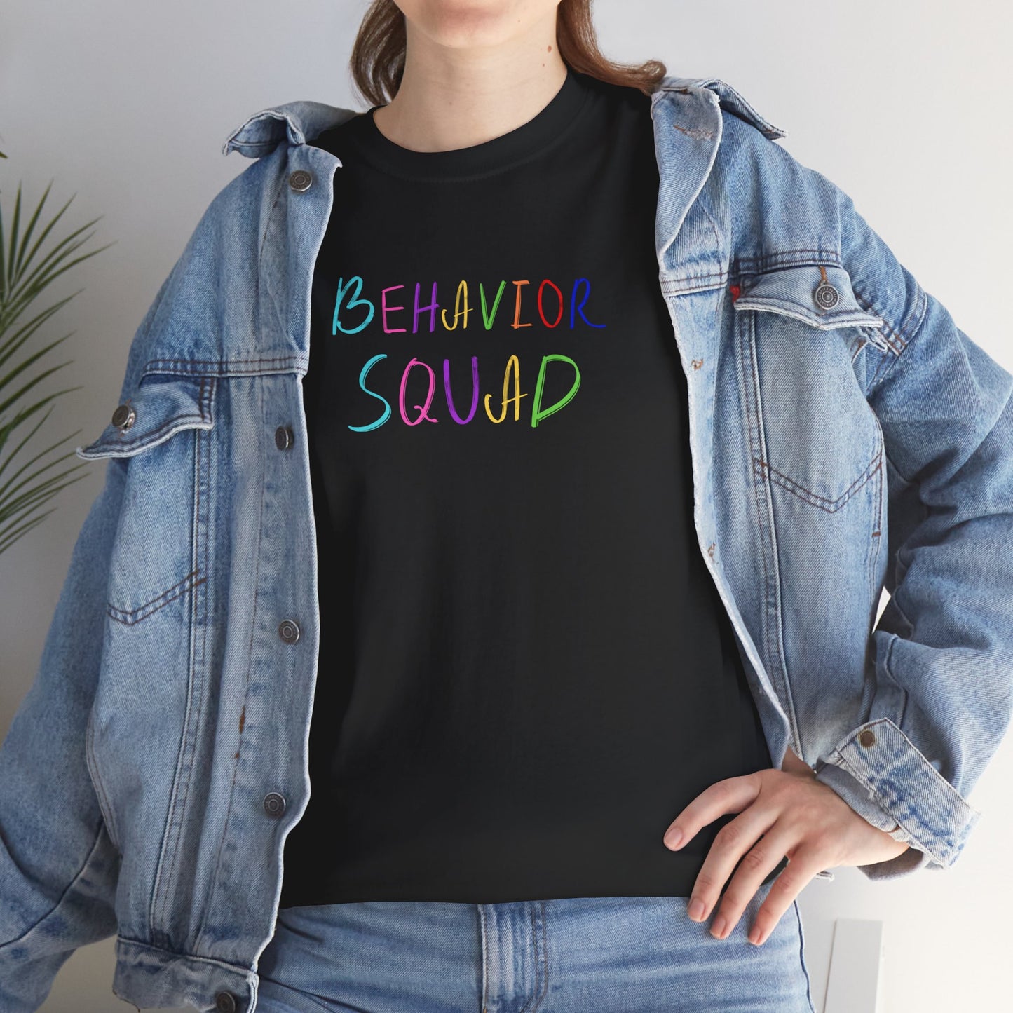Colorful Behavior Squad Unisex Cotton Tee