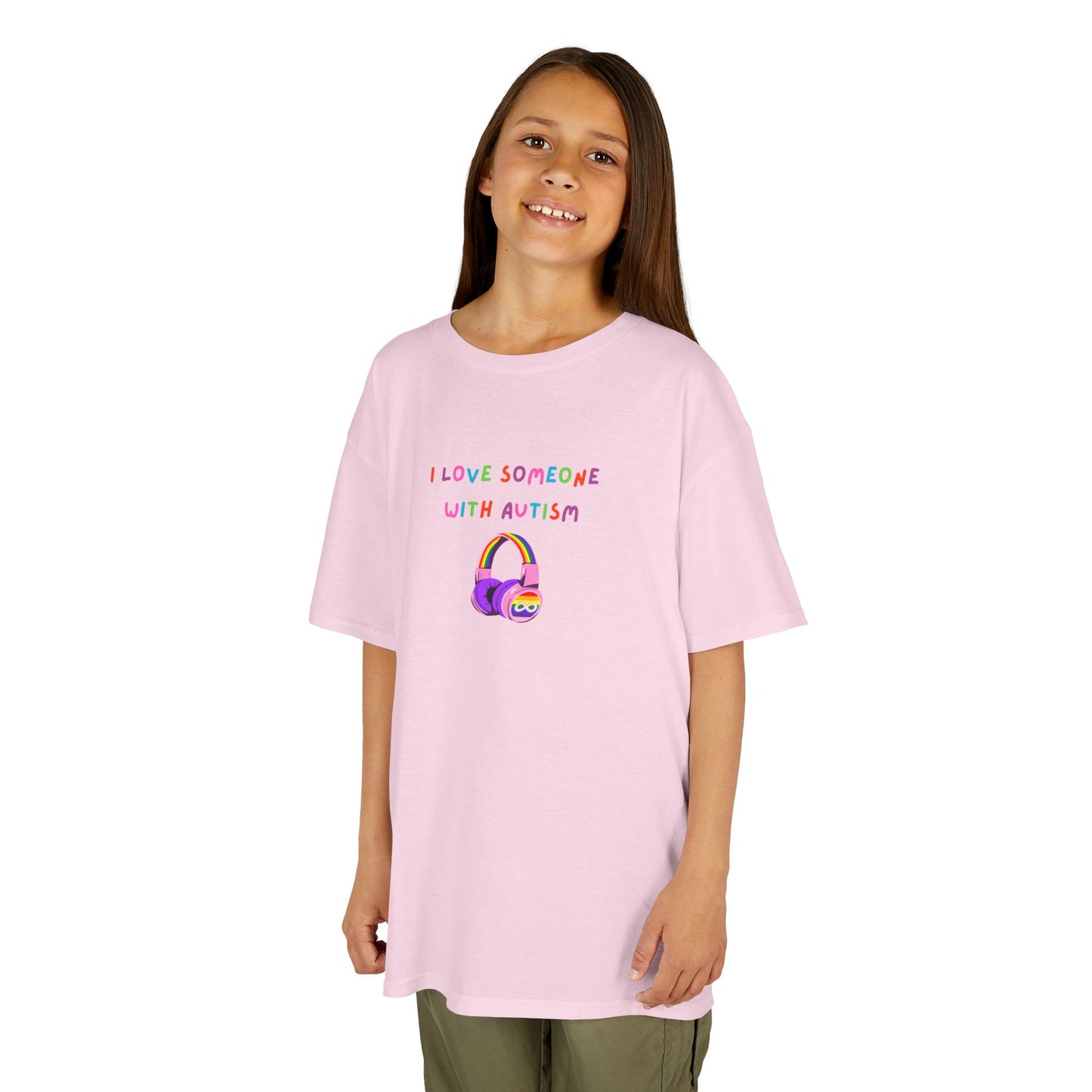 Autism Awareness Kids Tee - I Love Someone with Autism