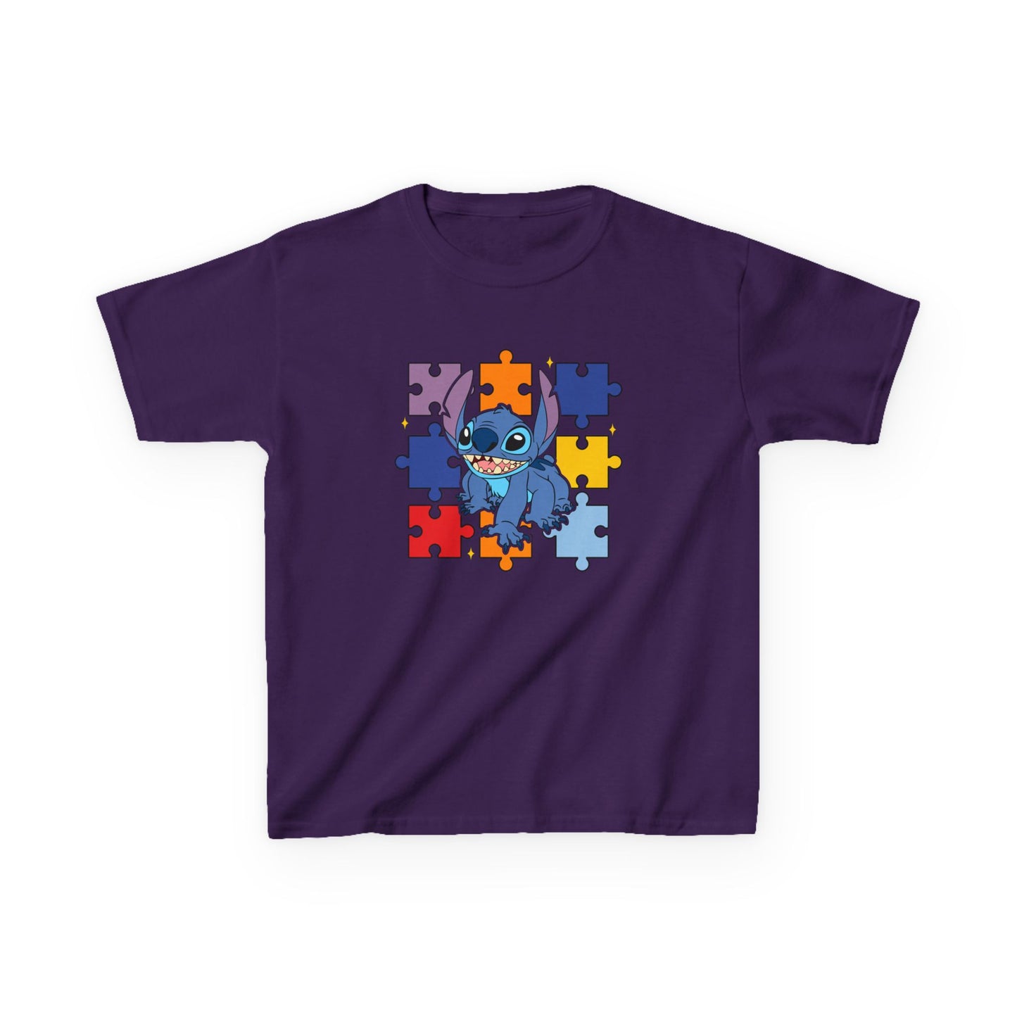Autism Puzzle Stitch Kids Tee