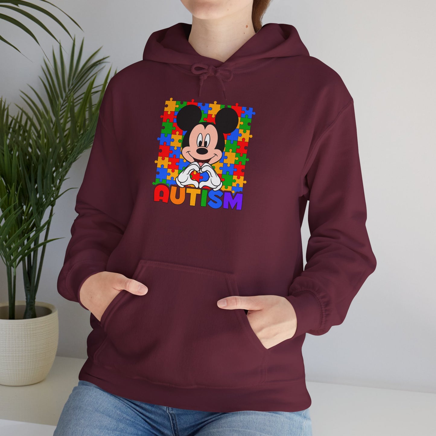 Autism Puzzle Heart Hoodie — Colorful Awareness Pullover