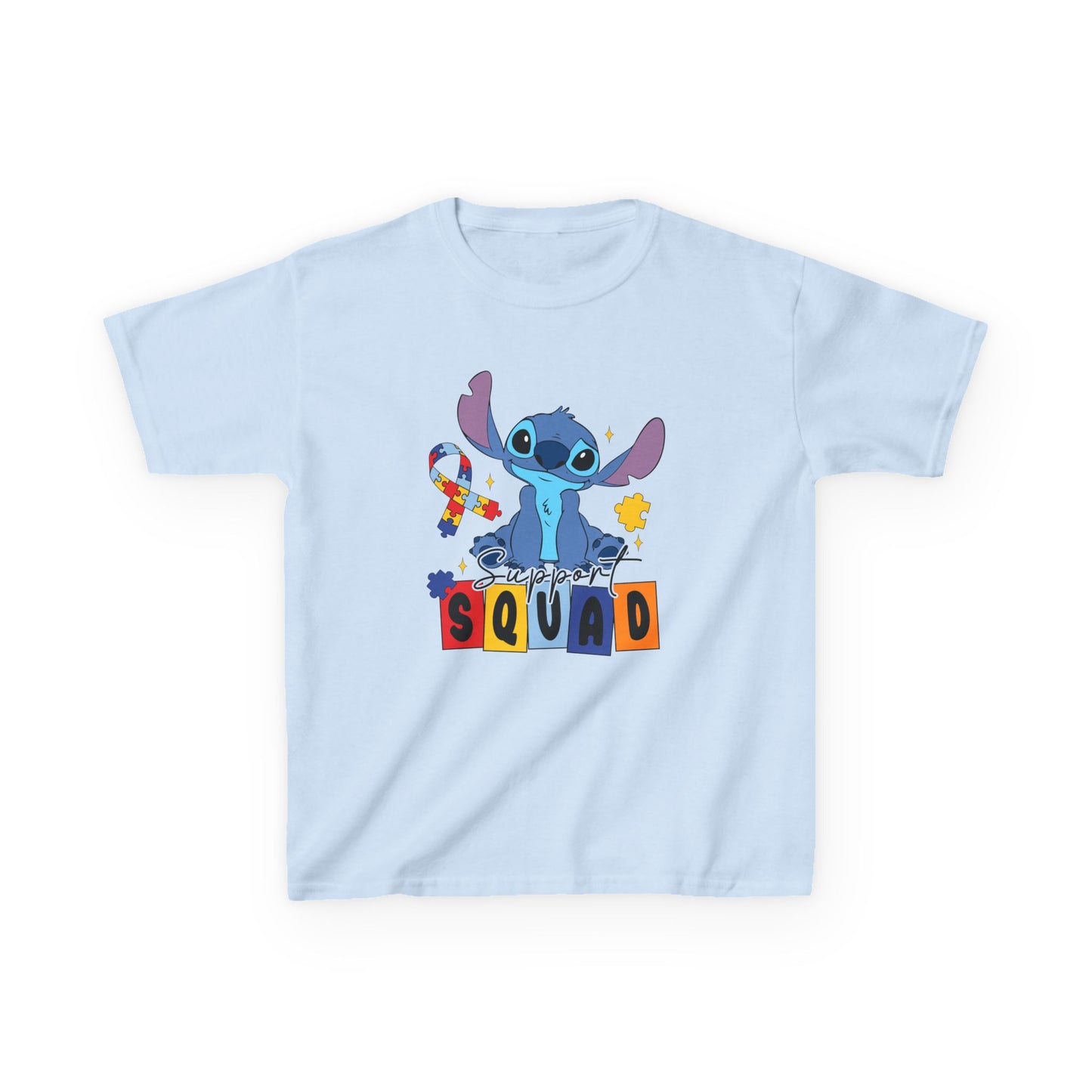 Kids Tee — Cute Stitch 'Squad' Graphic Shirt for Disney Fans