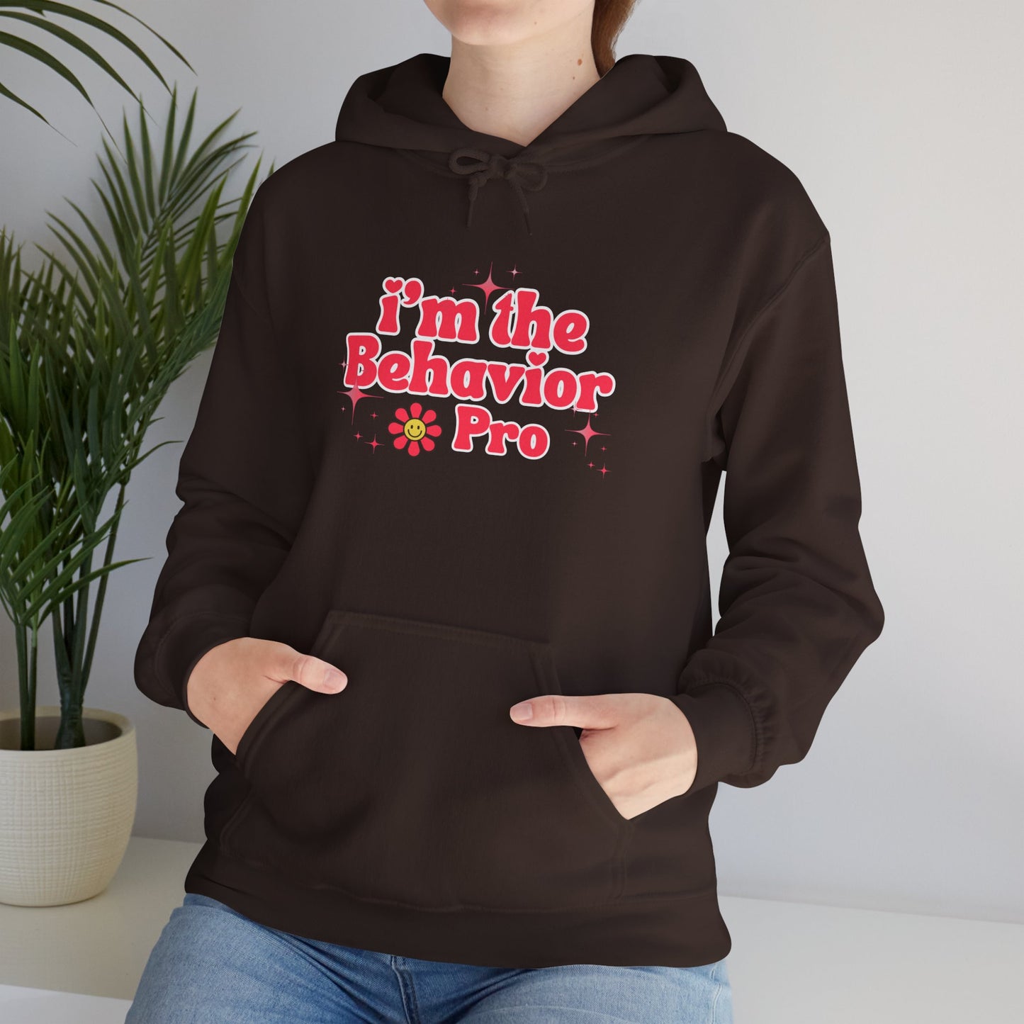 Behavior Pro Hoodie — Retro Flower "I'm the Behavior Pro"