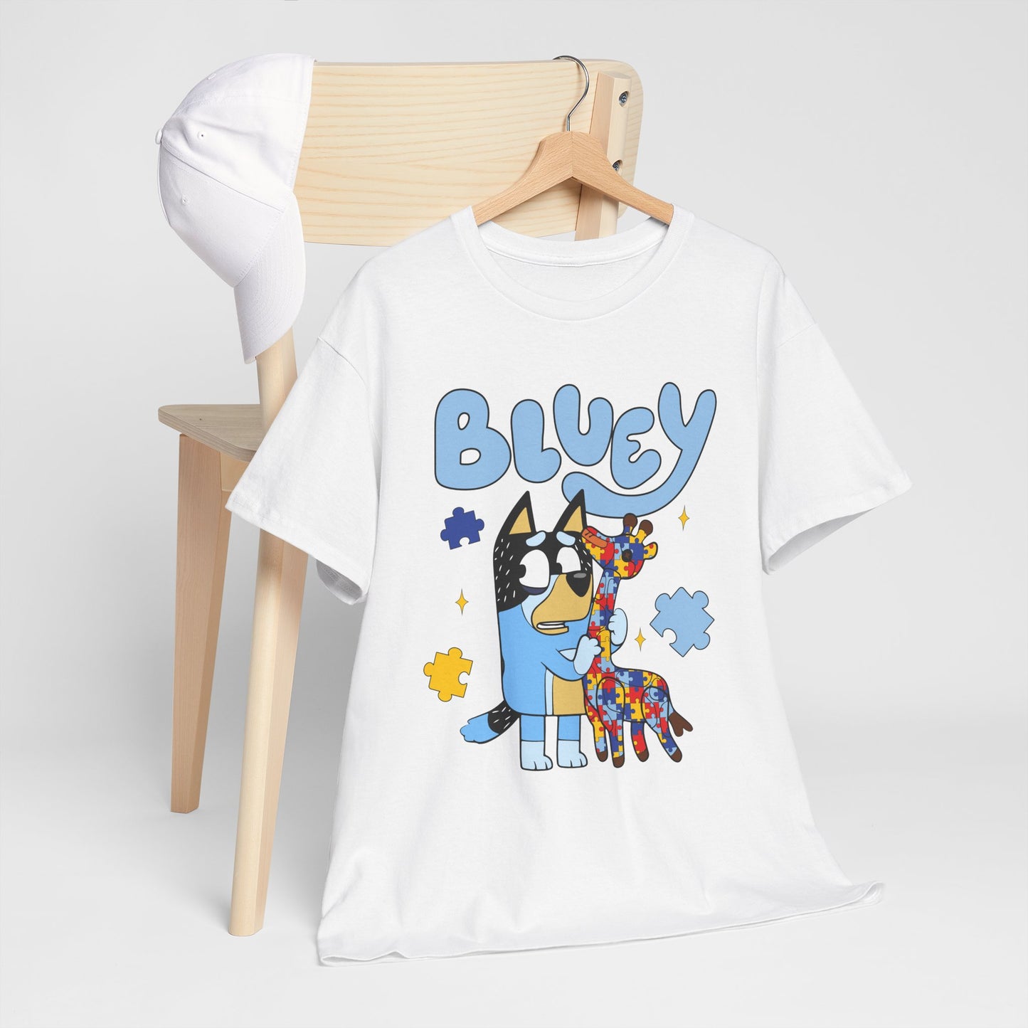 Bluey and Bingo Cartoon Dog T-Shirt — Cute Kids’ Blue Heeler Tee