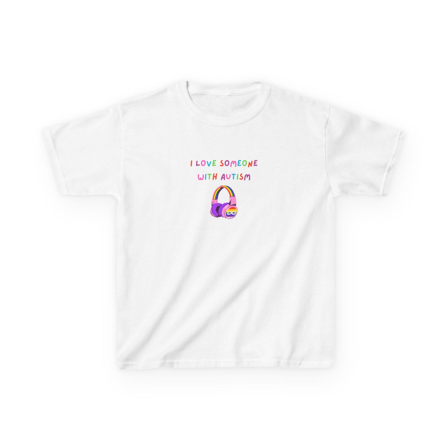 Autism Awareness Kids Tee - I Love Someone with Autism