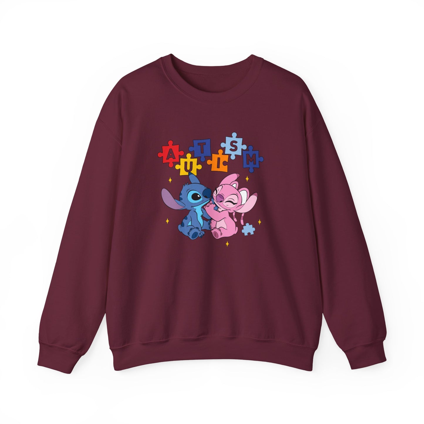 Autism Puzzle Stitch Crewneck Sweatshirt