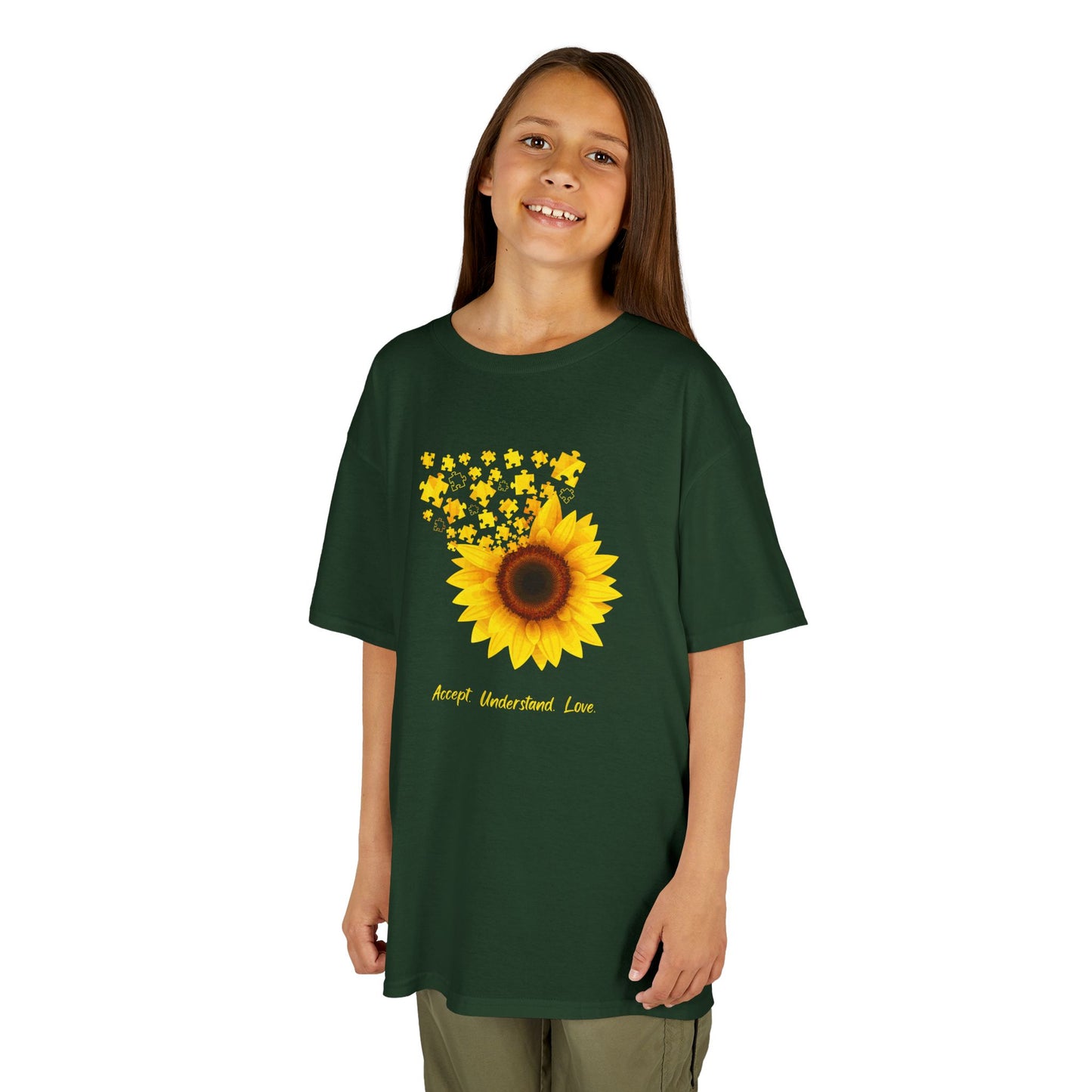 Sunflower Kids Tee - Bright & Cheerful Cotton T-Shirt