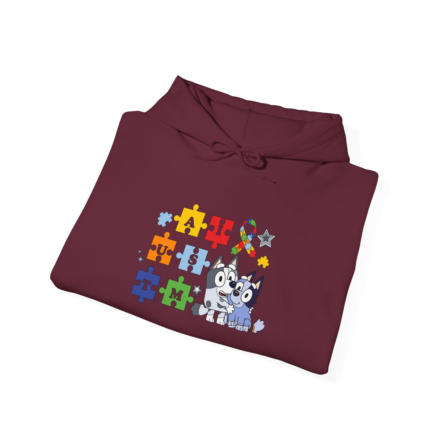 Autism Awareness Puzzle Paw Hoodie