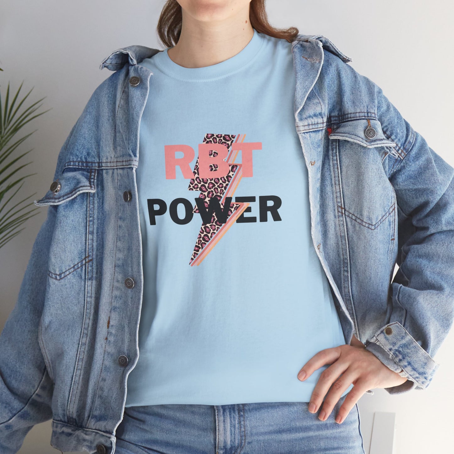 Empowerment Graphic Tee - Unisex Heavy Cotton Shirt with Bold Lightning Design