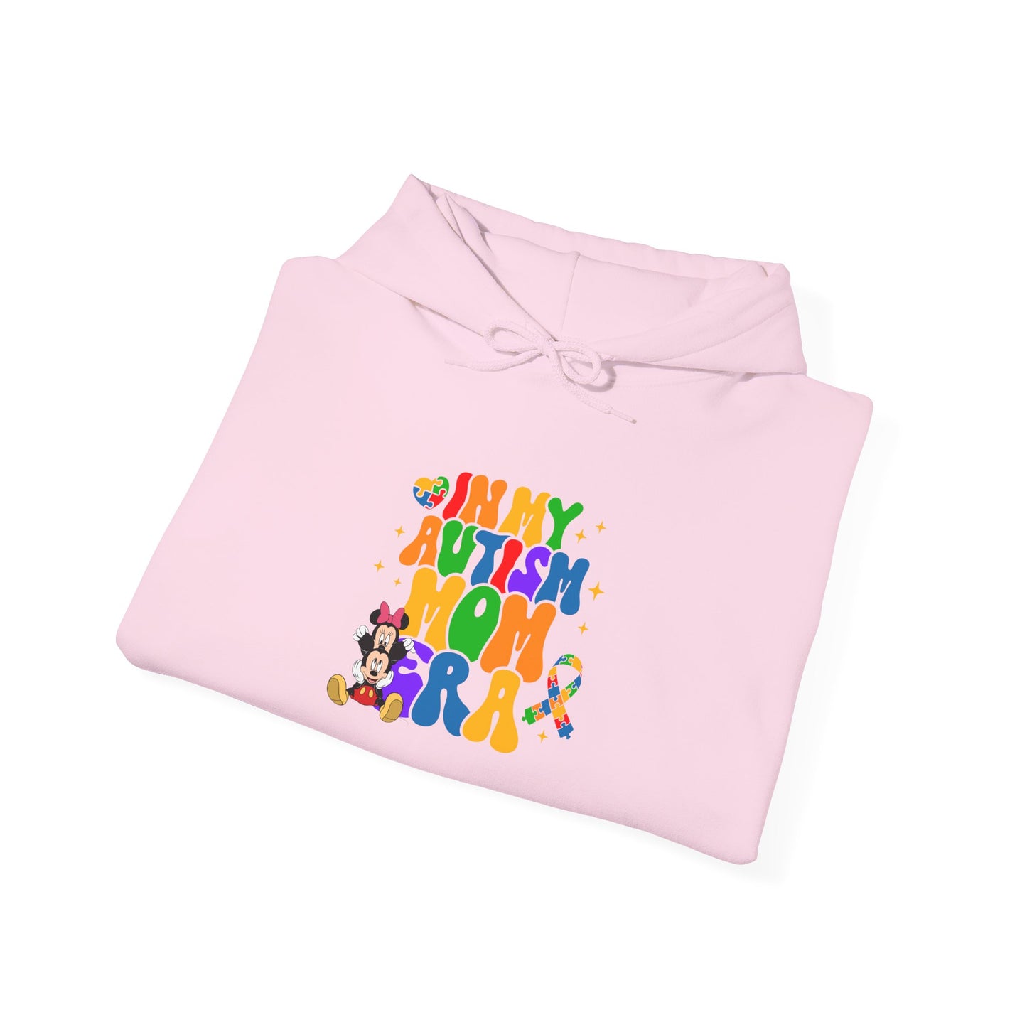 Autism Mom Hoodie — Colorful Puzzle Heart Design (Autism Awareness)