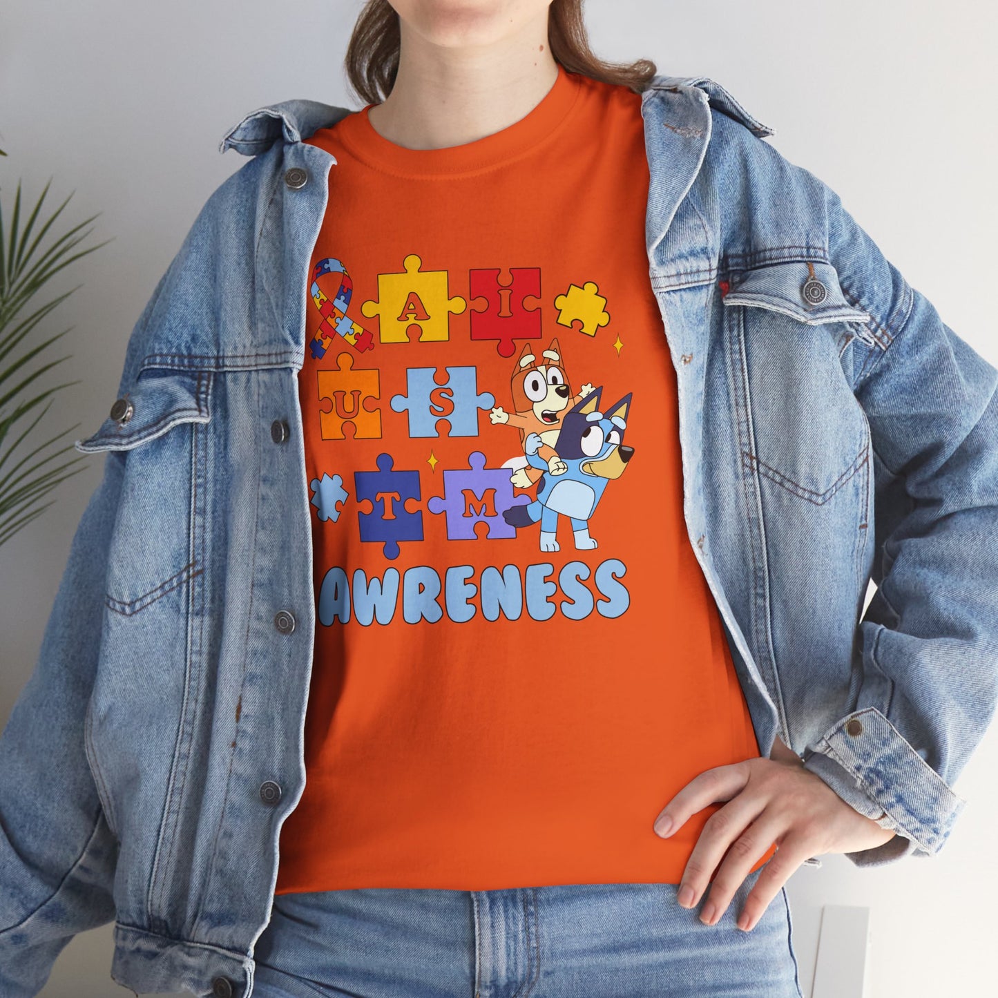 Autism Awareness Puzzle Tee - "I Am Awareness" Support Shirt