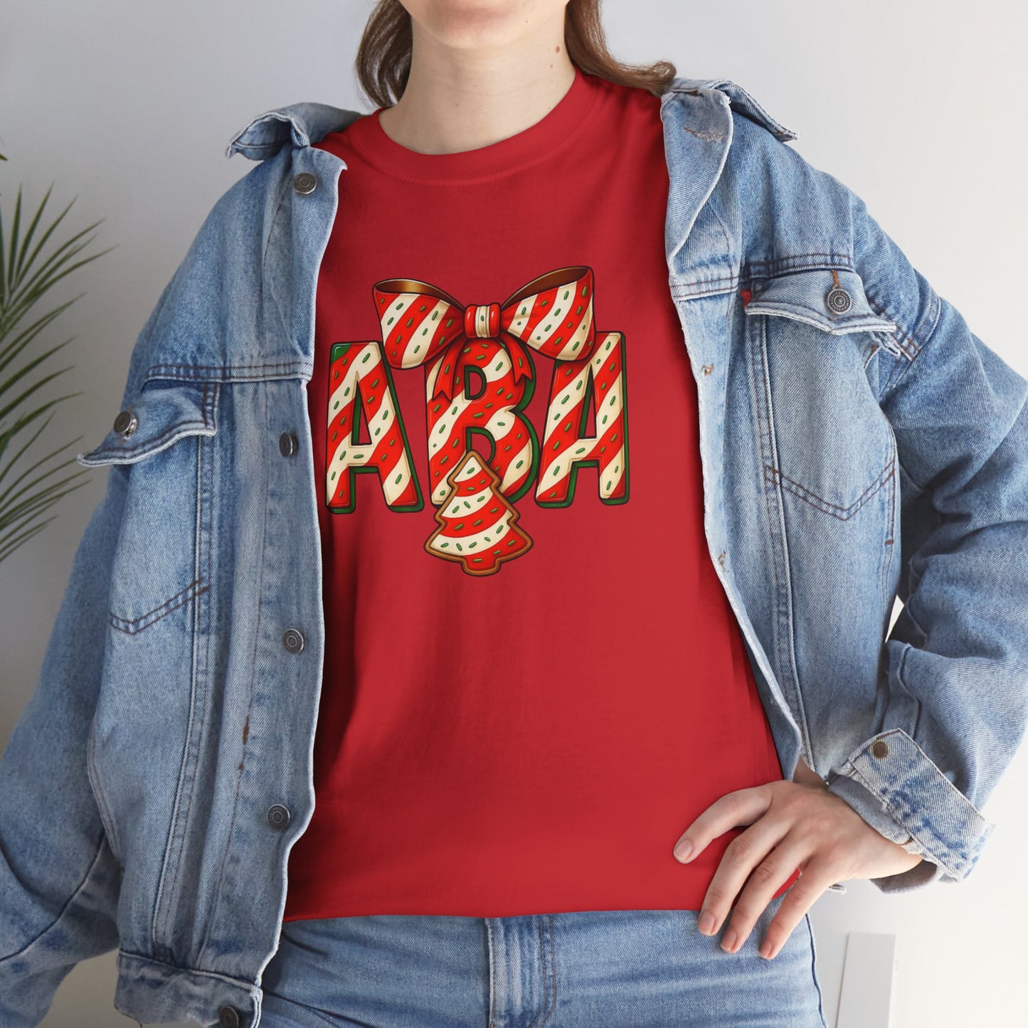 ABA Lil Debbie Christmas Tree Cake Tee — ABA Holiday Dessert Graphic T-Shirt