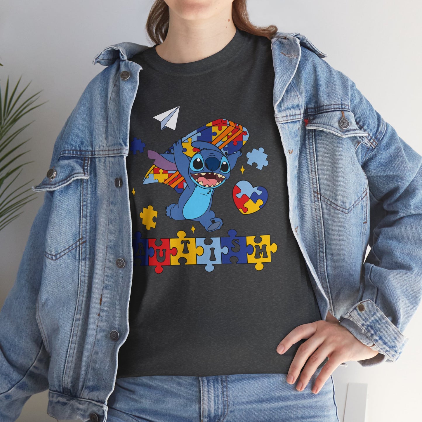 Autism Awareness Puzzle Heart Tee