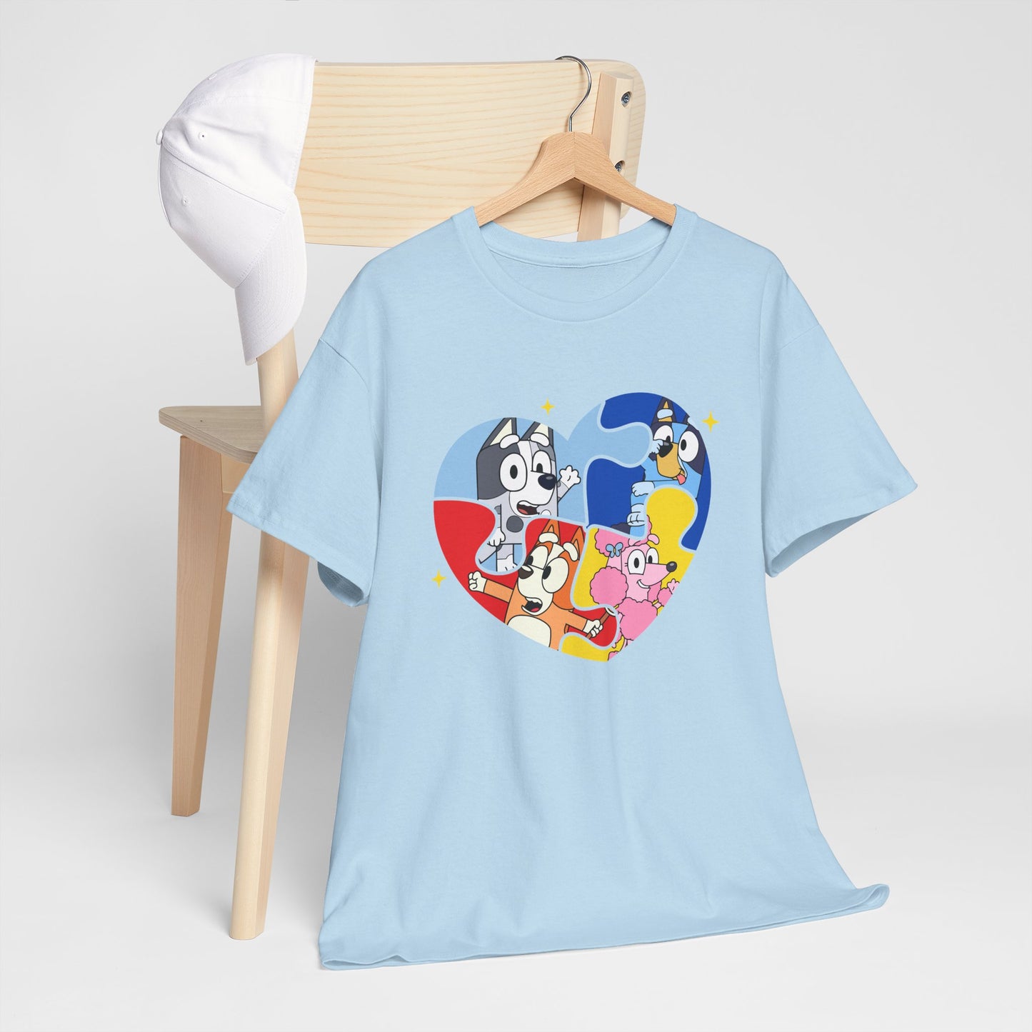 Cartoon Heart Characters T-Shirt — Cute Colorful Kids’ Graphic Tee